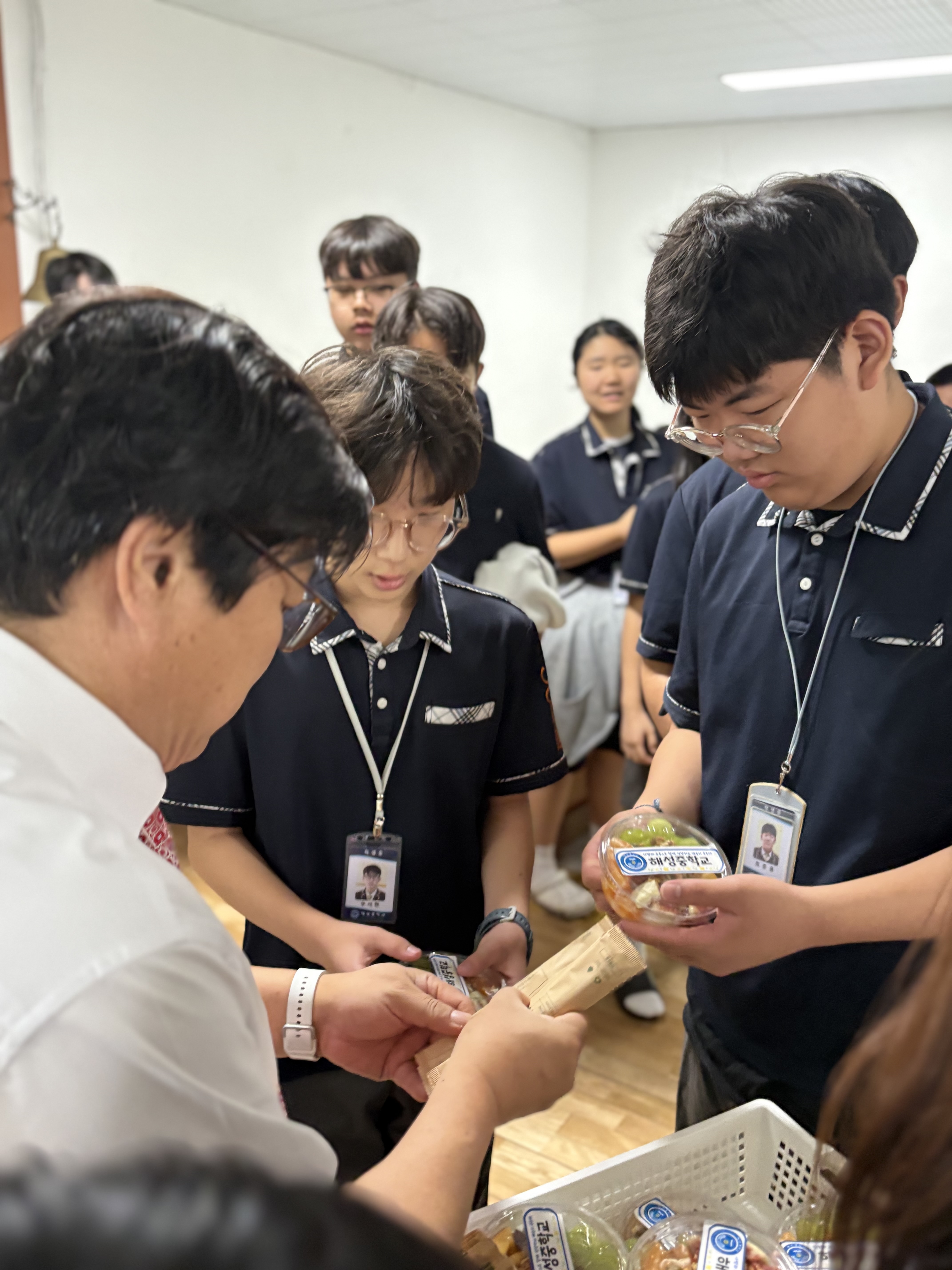남해 해성중학교, '아침 간편식 지원 시범학교' 선정 — '애들아! 아침 먹고 공부하자' - 관련이미지1
