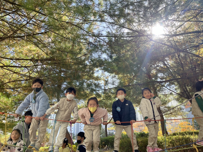 무동꿈유치원, 생태밧줄놀이 운영  - 관련이미지1