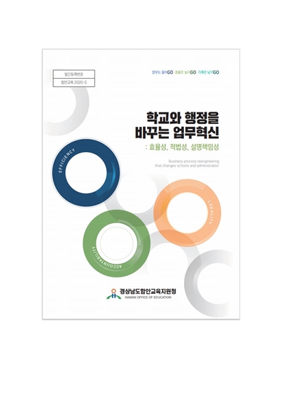 함안교육지원청, 『학교와 행정을 바꾸는 업무혁신』 책자 발간 - 관련이미지1