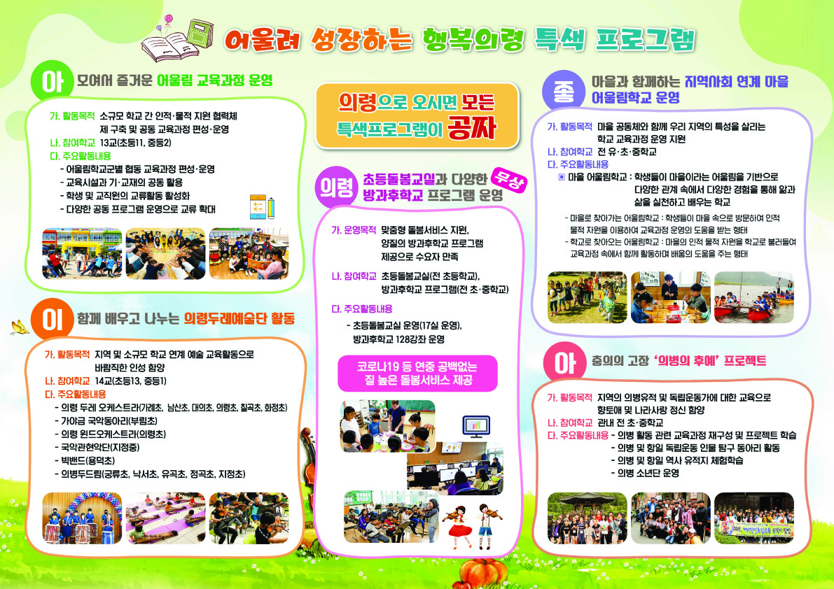 의령교육지원청‘작은 학교 살리기’ 발 벗고 나서 - 관련이미지4