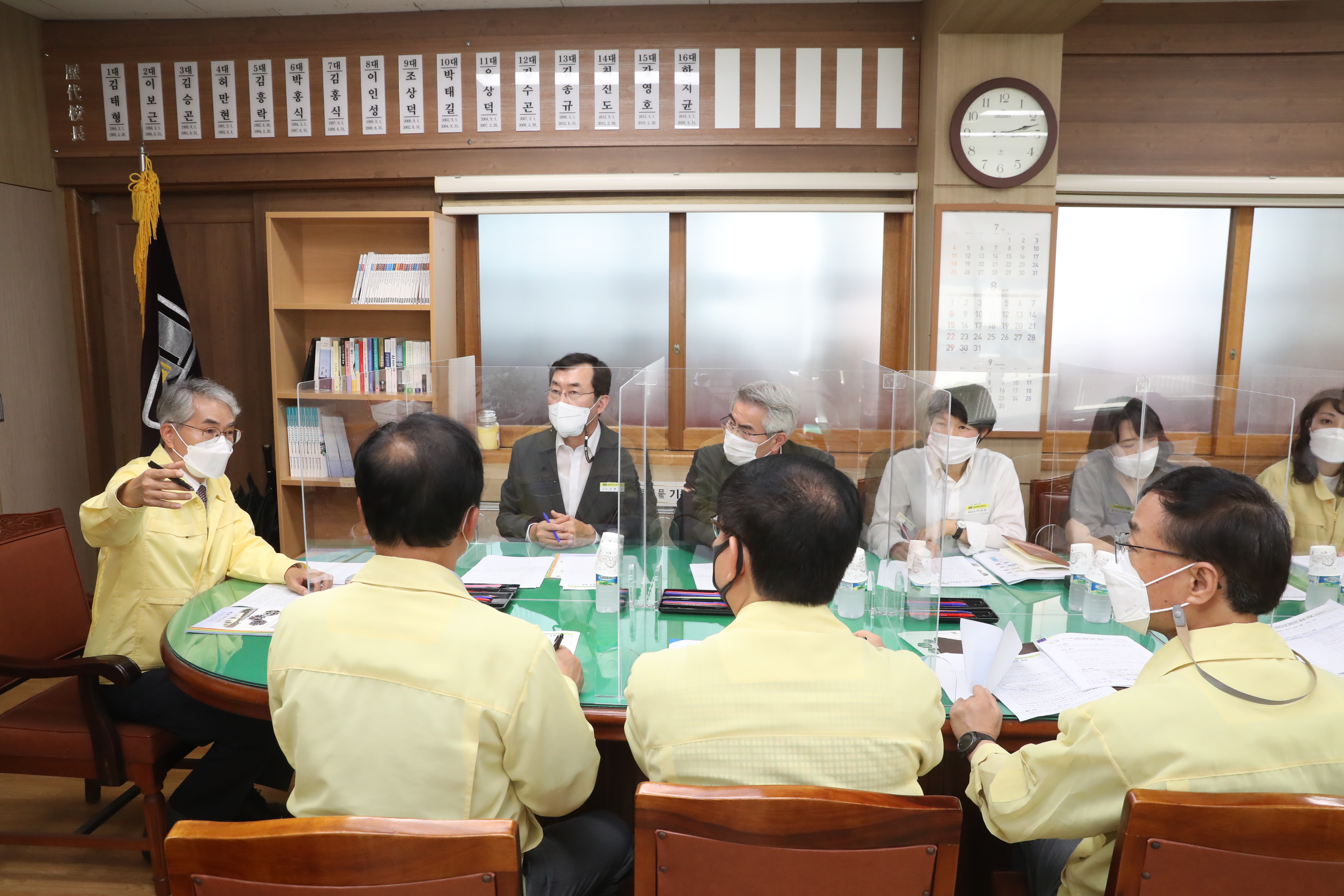 박종훈 교육감, 2학기 등교수업 준비 학교 방역 현장 점검 - 관련이미지1