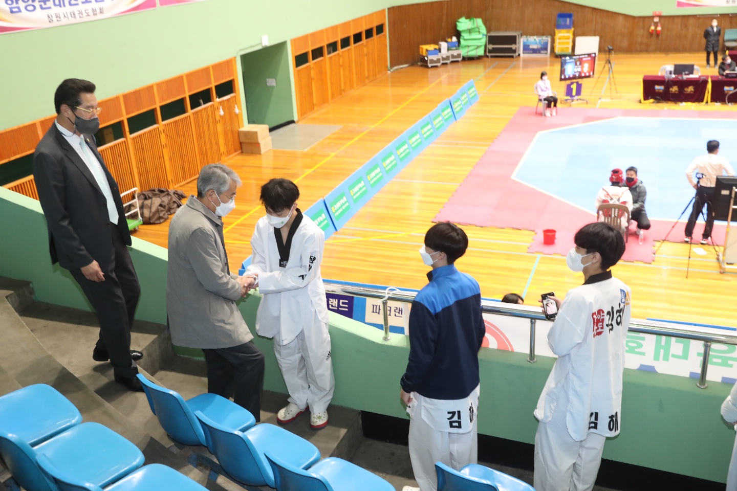 박종훈 교육감, 도민체육대회 참가 학생선수 격려(체육예술건강과 최천호 ☎268-1075) - 관련이미지4