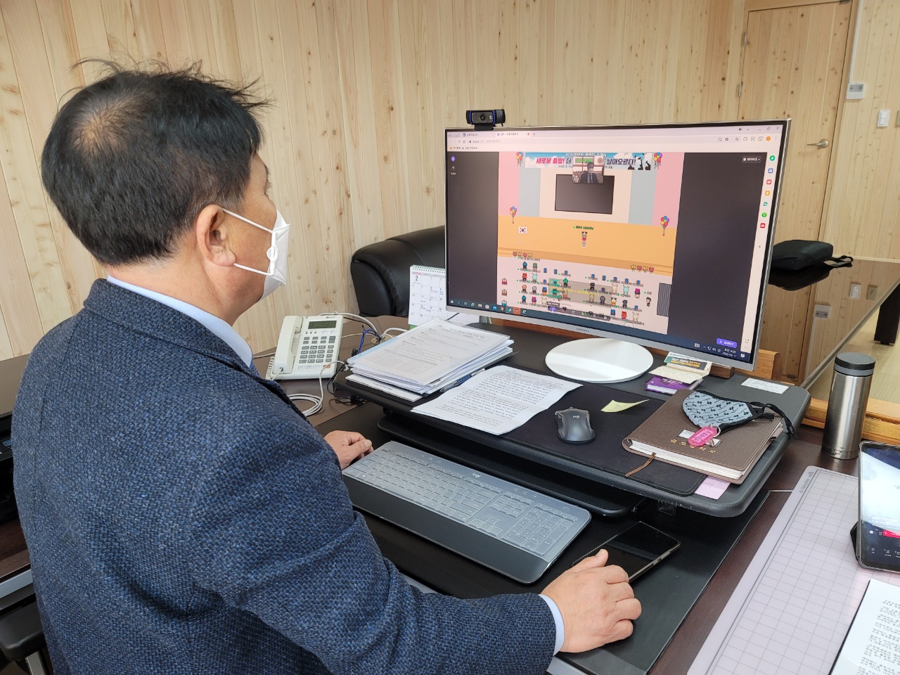 마스크 없는 톡톡 튀는 졸업식- 제20회 오봉초 메타버스 졸업식 실시 - 관련이미지1