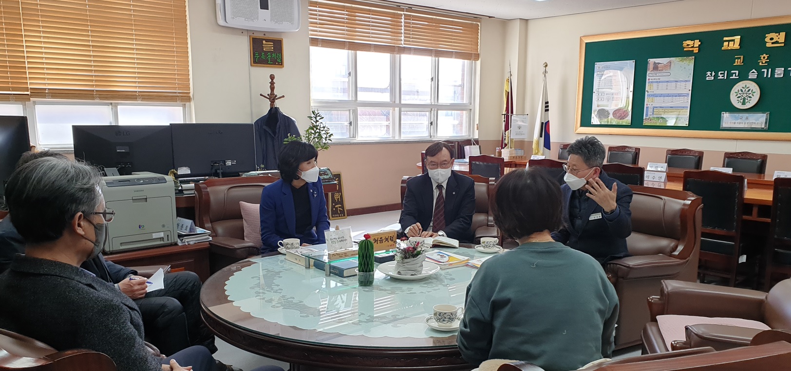 김해교육지원청, 학생용 스마트단말기 보급 현장 점검 실시 - 관련이미지1