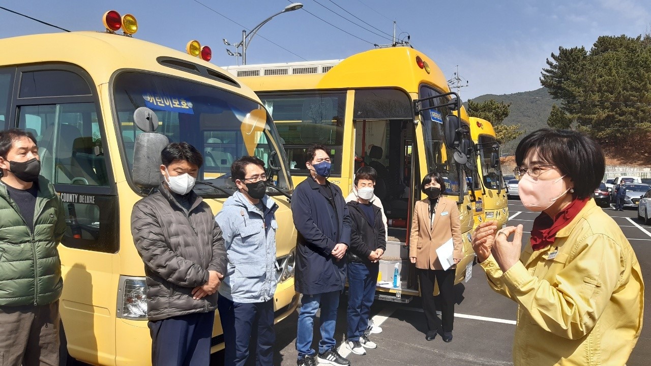 밀양교육지원청 , 2022년 상반기 관계부처 합동 통학차량 점검 - 관련이미지2