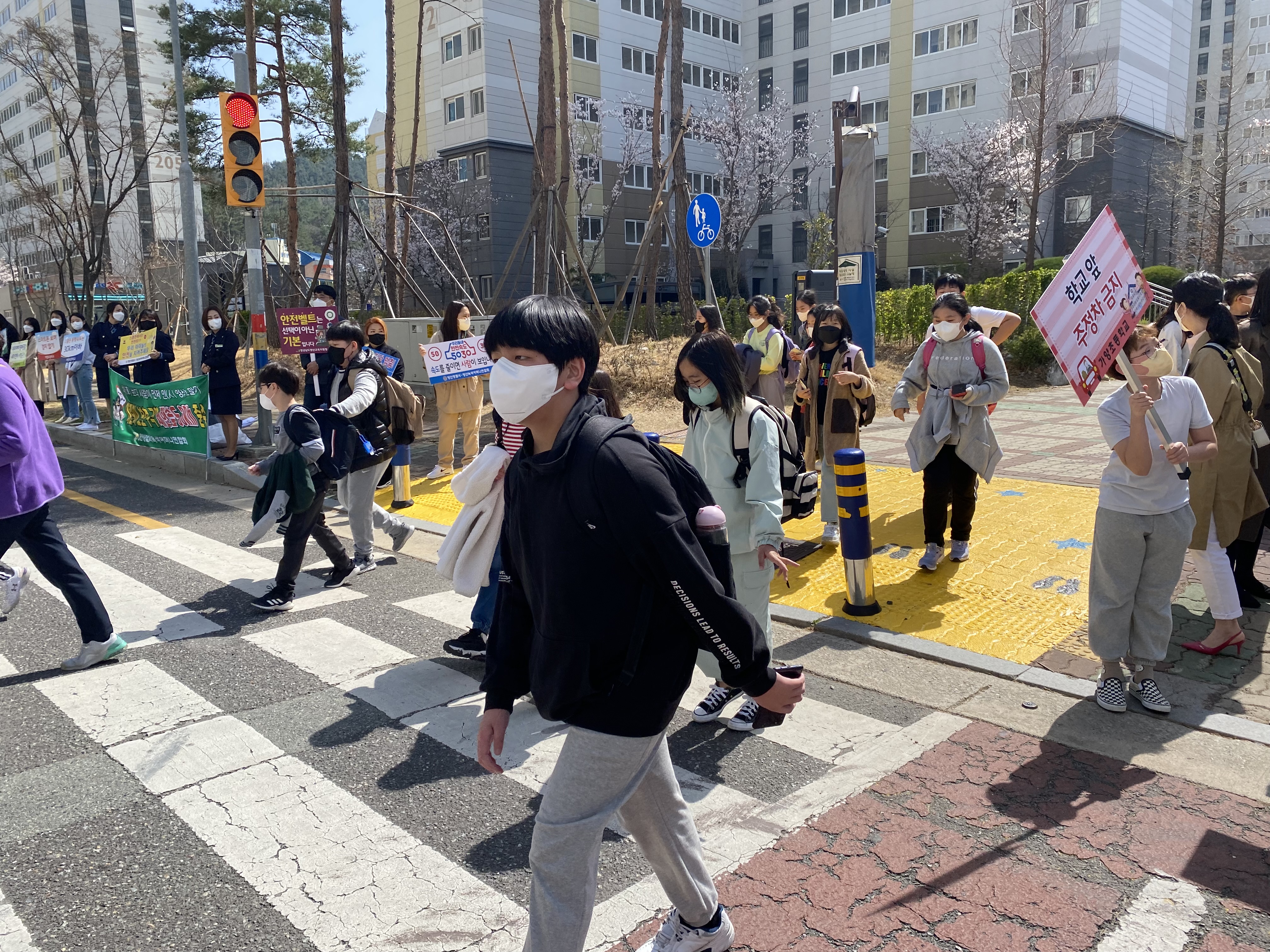 가양초, 양산 경찰서와 함께하는 교통 안전 캠페인 운영 - 관련이미지2