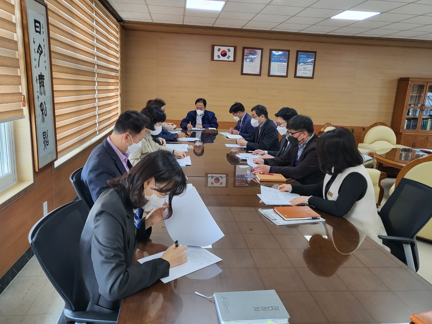 남해교육지원청, 교육장 학교방문 결과에 따른 사후협의회 개최 - 관련이미지1