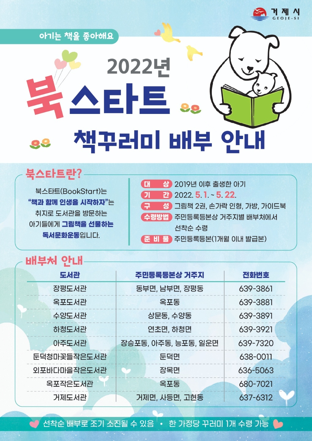 거제도서관, 우리 아기 책꾸러미 받아가세요! - 관련이미지1