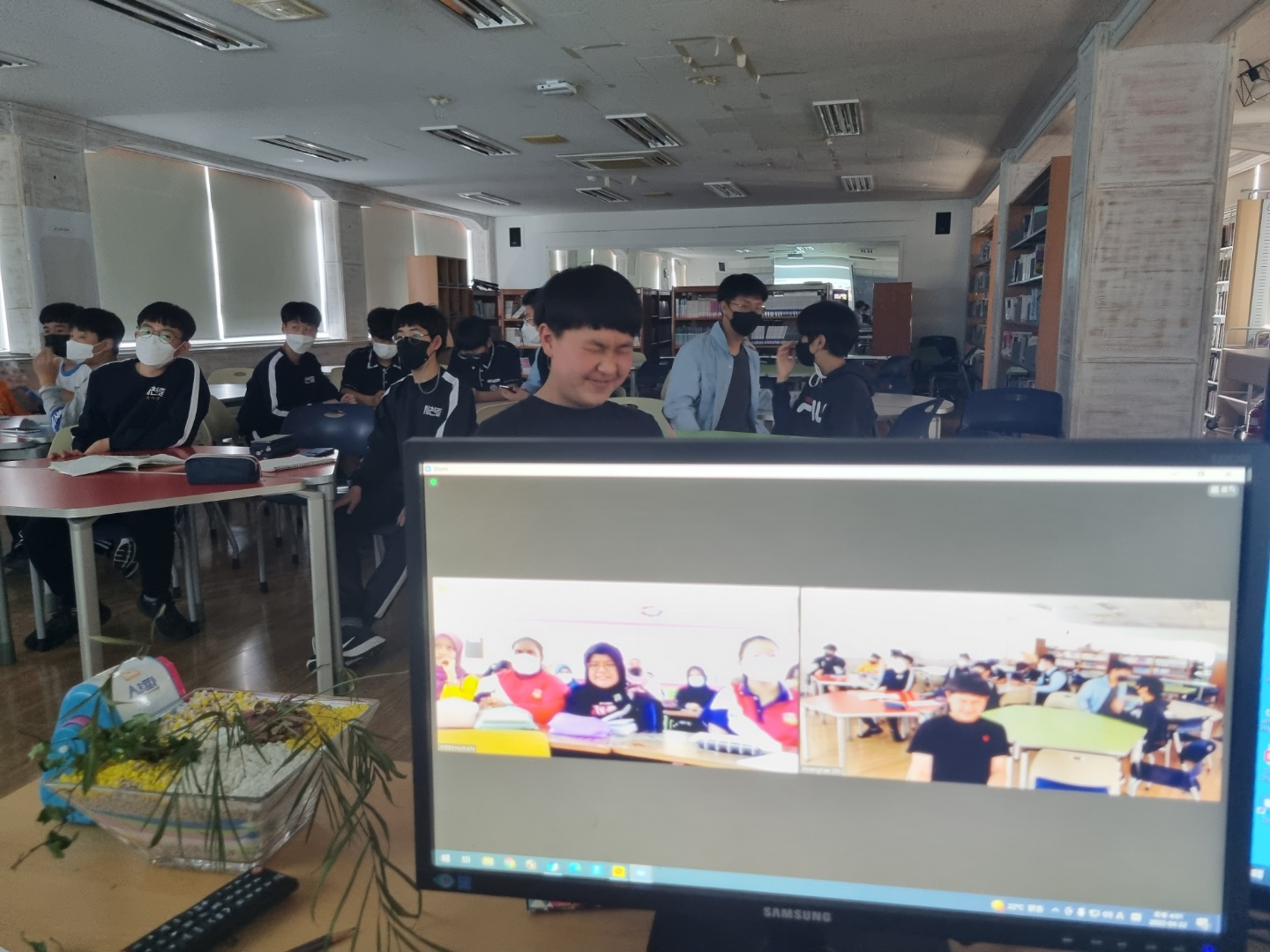 사천중-말레이시아 세콜라 메넨가 케방산 스리머싱 중학교 국제교육교류 온라인 만남 - 관련이미지2