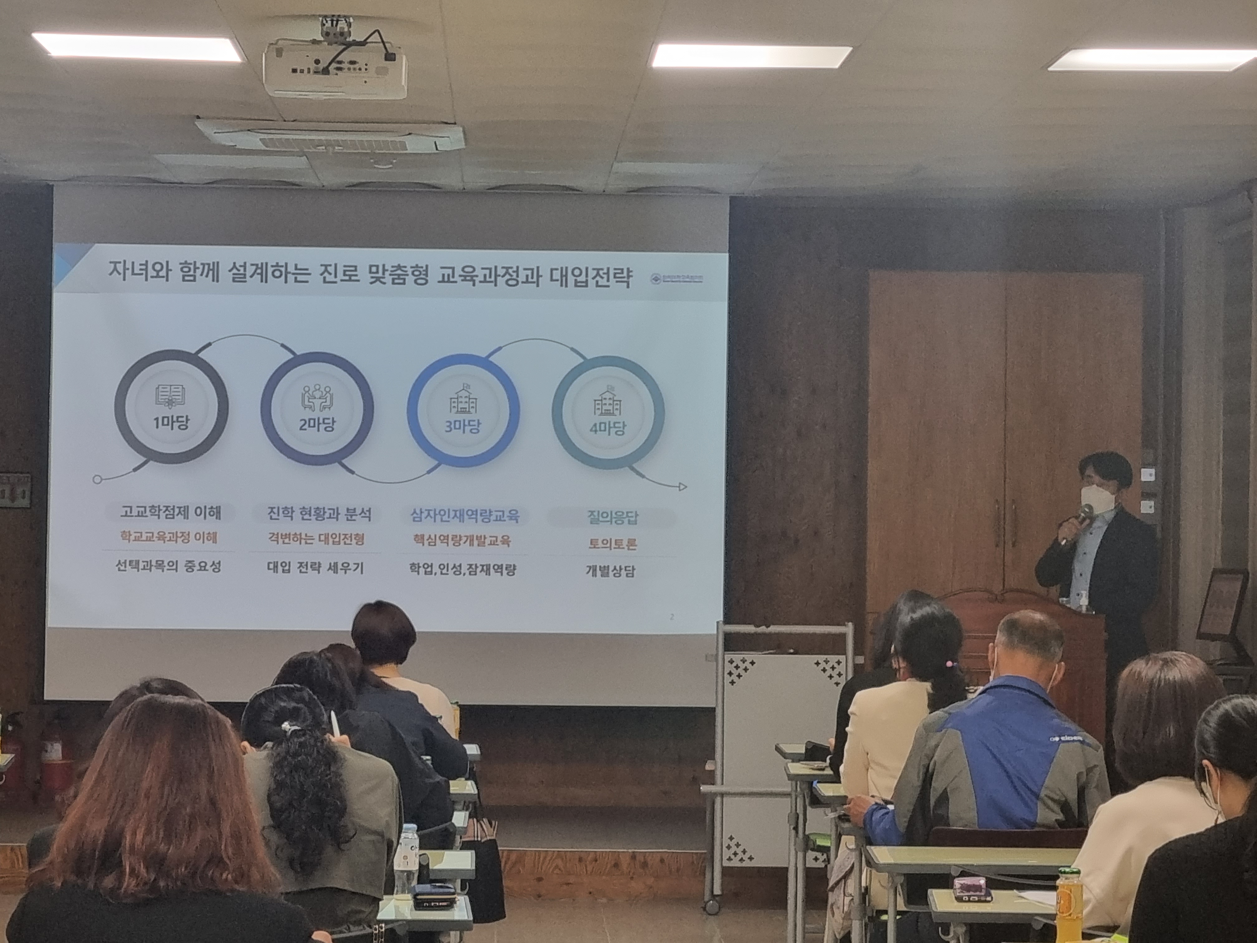 남해제일고‘내 아이는 무슨 과목을 선택해야 하나요?’ 진로맞춤형 교육과정과 대입설계를 위한 학부모 아카데미 큰 호응 - 관련이미지1