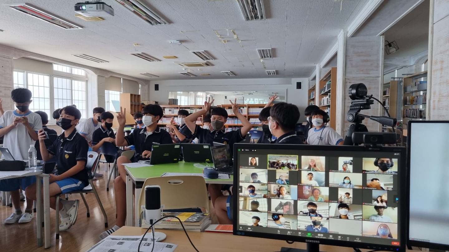 사천중-라스 피냐스(Las Pinas National High School) 국제교육교류 온라인 만남 - 관련이미지1
