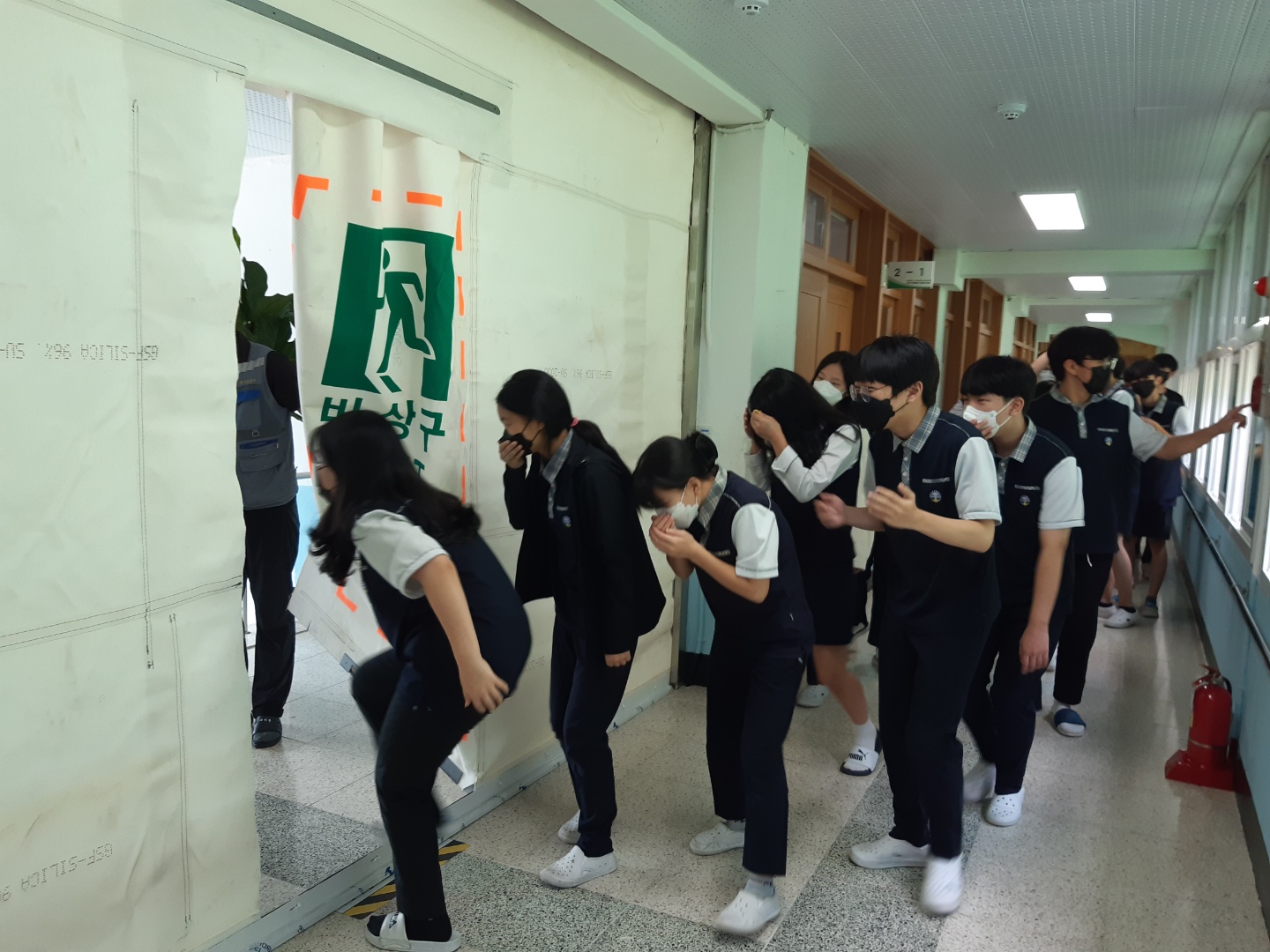 거제 성포중, 합동소방훈련 실시 - 관련이미지1