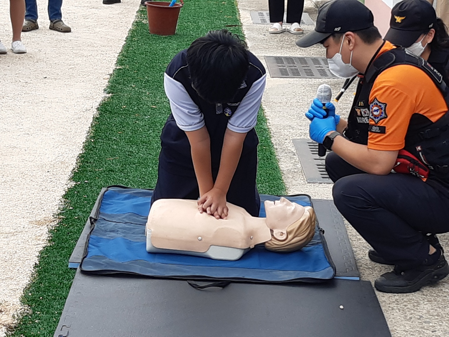 거제 성포중, 합동소방훈련 실시 - 관련이미지3