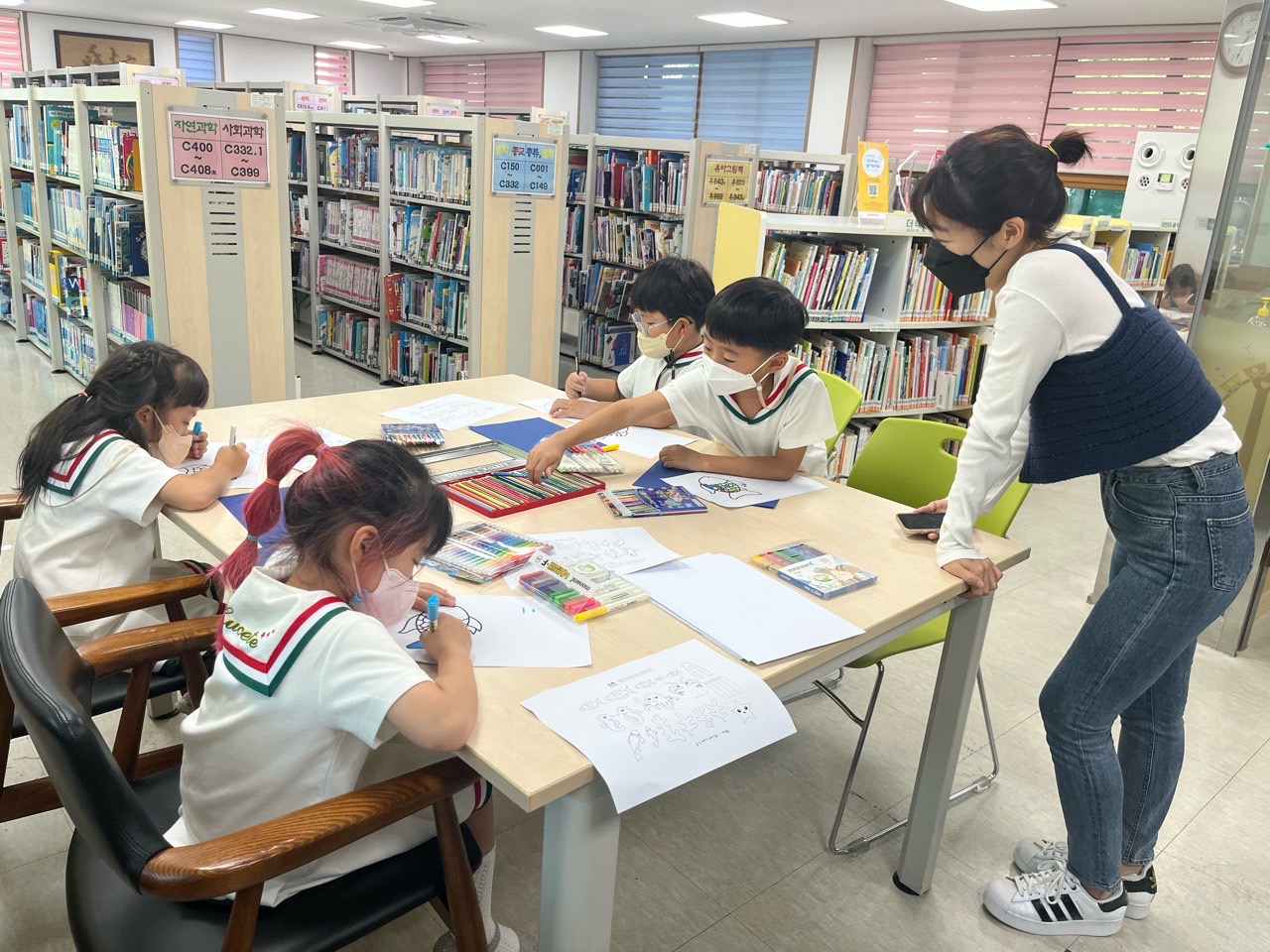 화개병설유, 왕성분교장병설유 하동도서관 현장체험학습 -도서관에서 책이랑 놀자!- - 관련이미지2