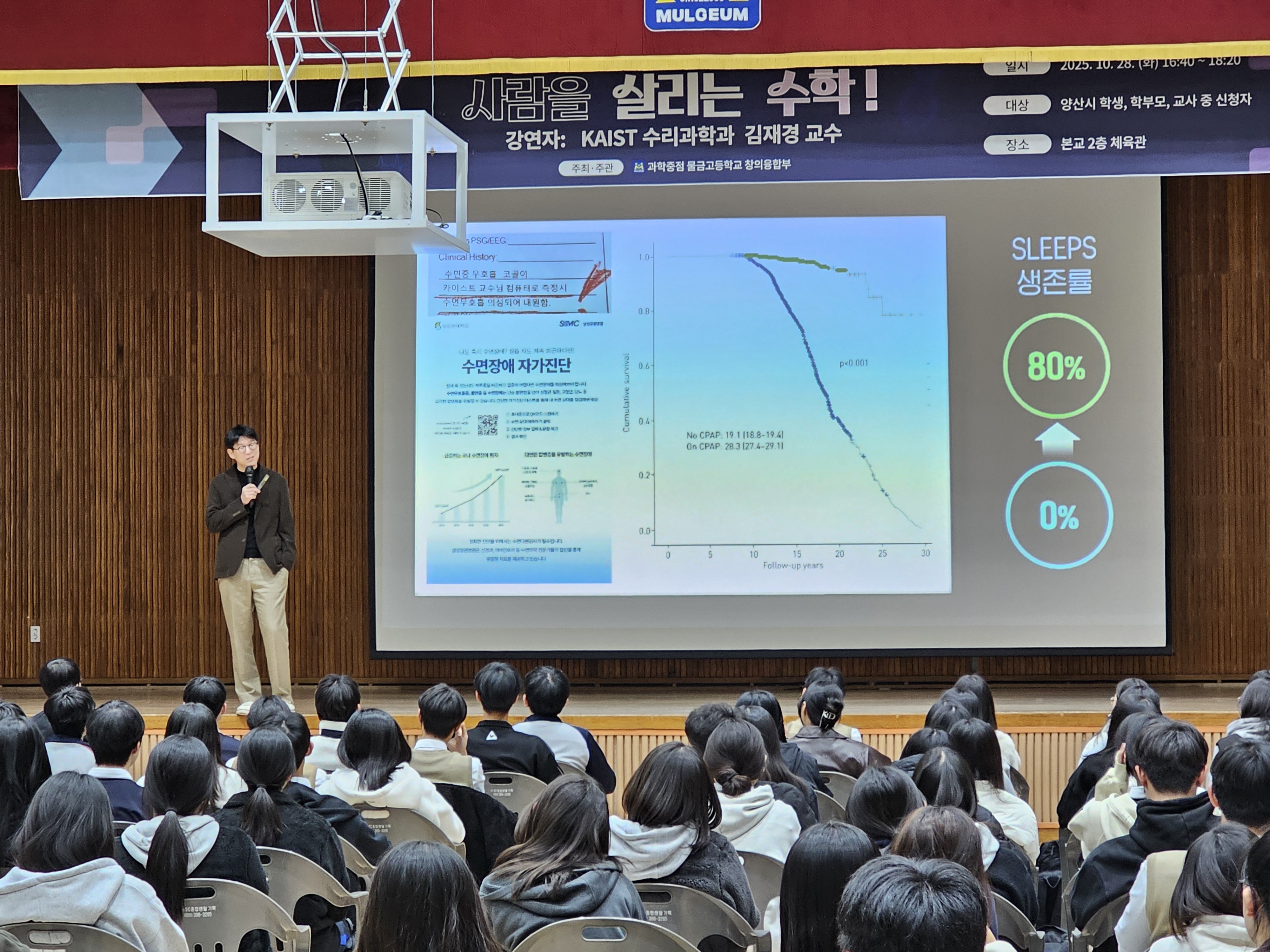 물금고등학교, 양산지역 교육공동체 초청 KAIST 김재경 교수 석학 강연 실시 - 관련이미지1