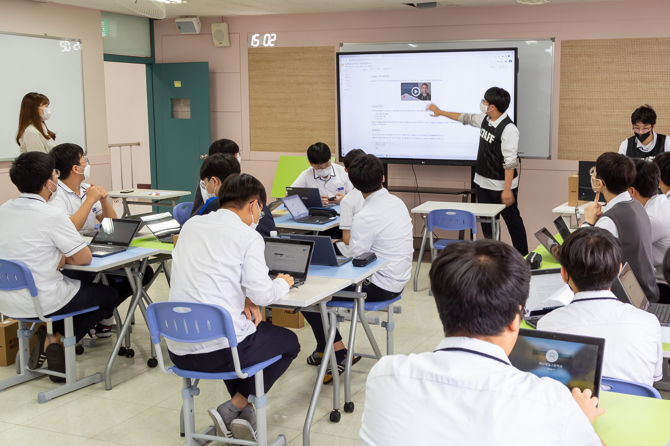 마산제일고, 교과 융합 AI·SW 체험 행사 가져 - 관련이미지2