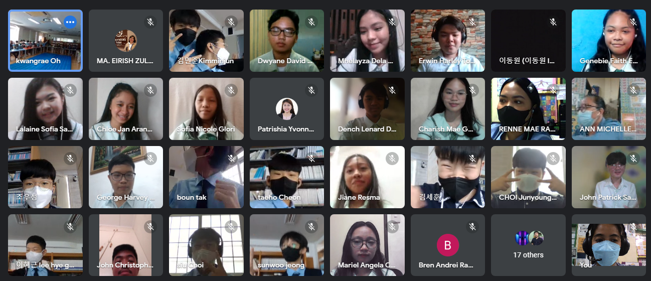 사천중-라스 피냐스(Las Pinas National High School)  4차 국제교육 교류 온라인 만남 - 관련이미지1