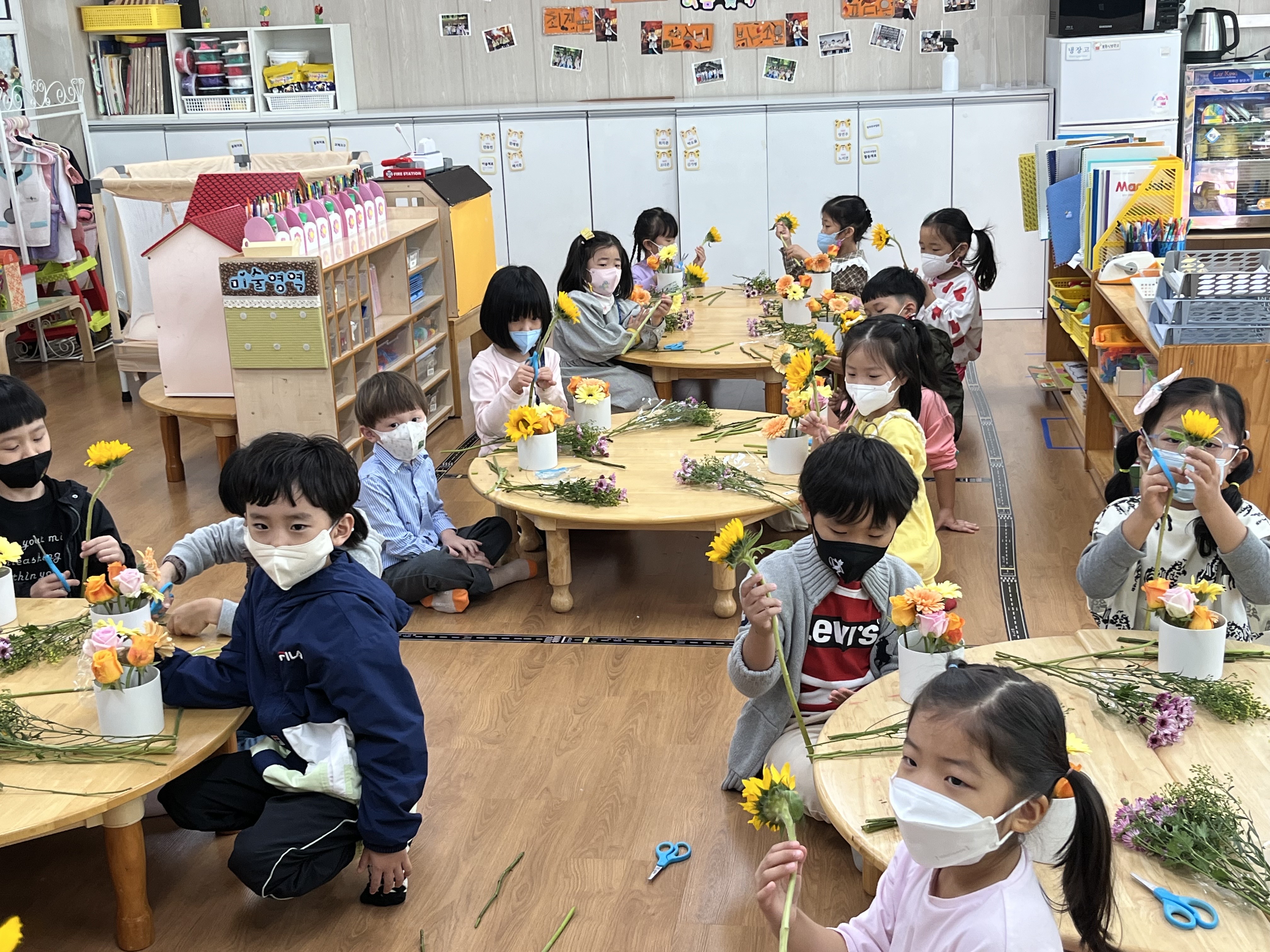 합포초병설유, 찾아오는 체험학습(가을국화 꽃밭 만들기) 실시 - 관련이미지1