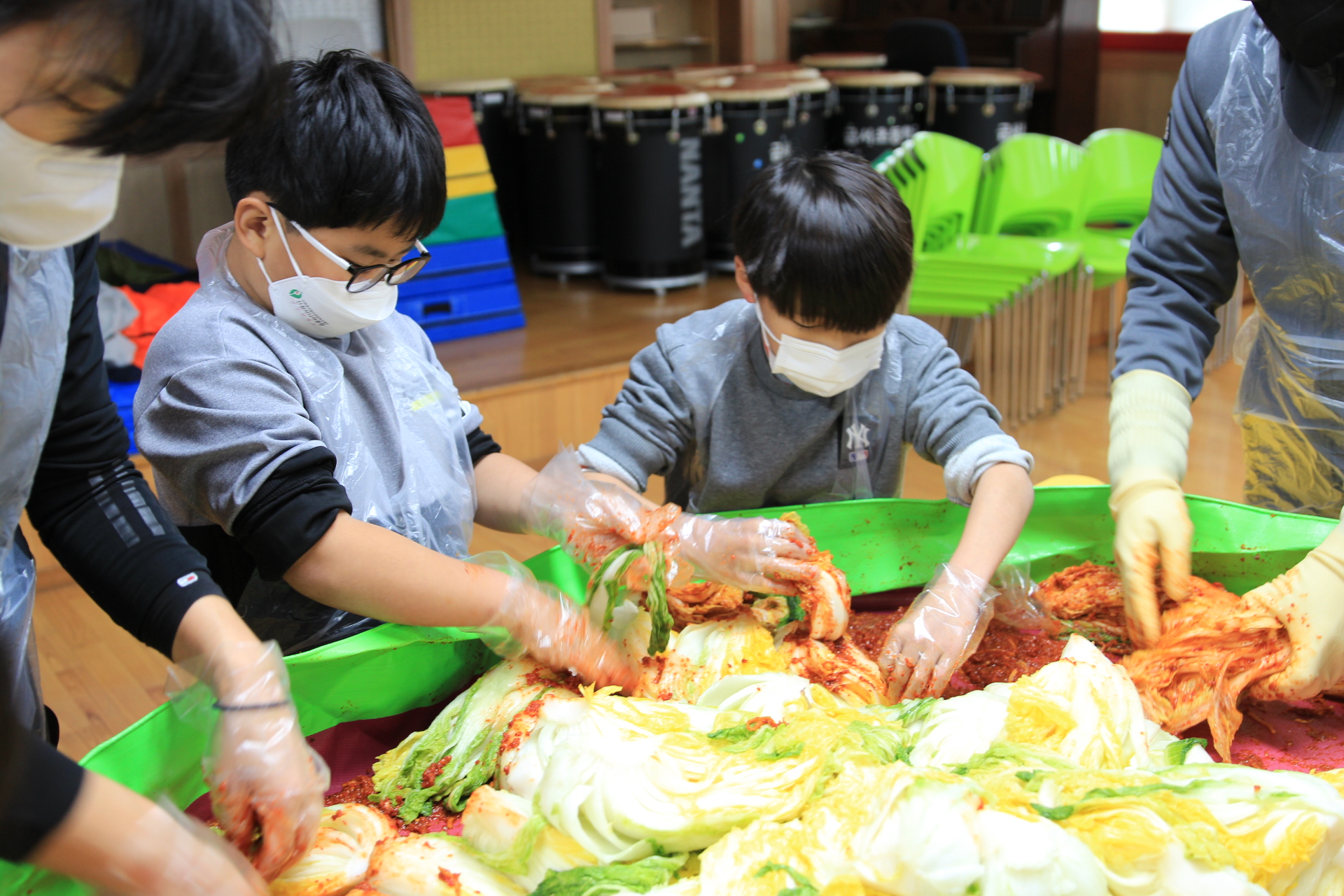 금서초, 배추 김장 체험학습 - 관련이미지3