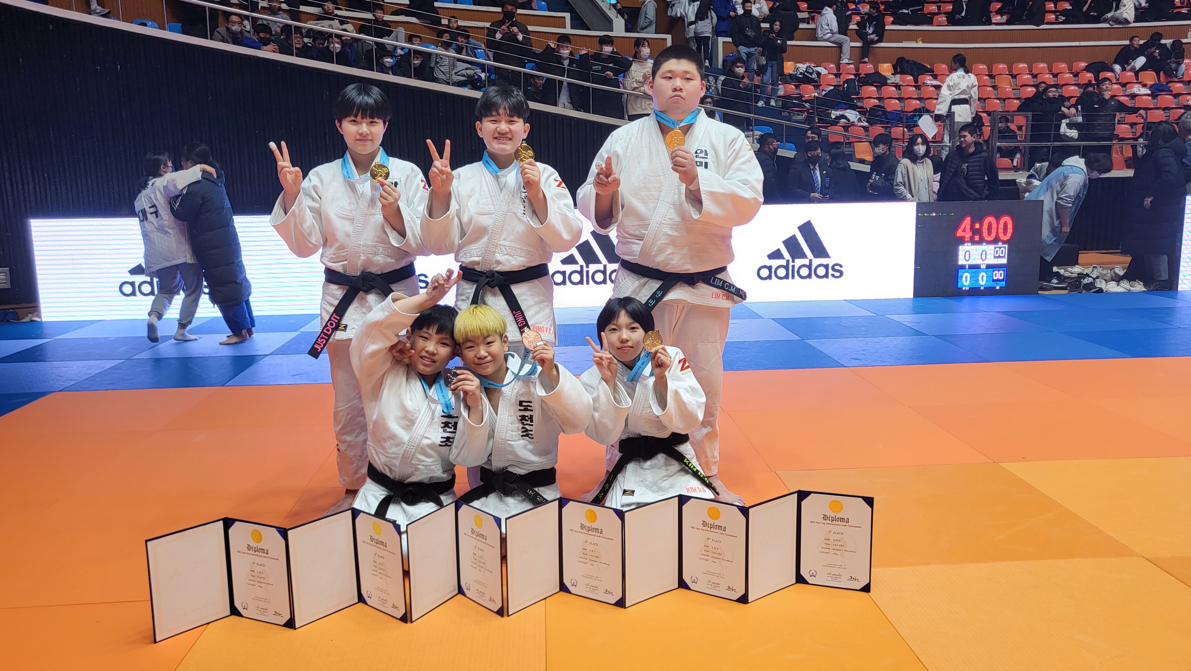 2022. 제주컵 국제유도대회 창원 도천초 김다솜, 정예림 안민중 임채민, 정다은 금메달 4개 합작 - 관련이미지1