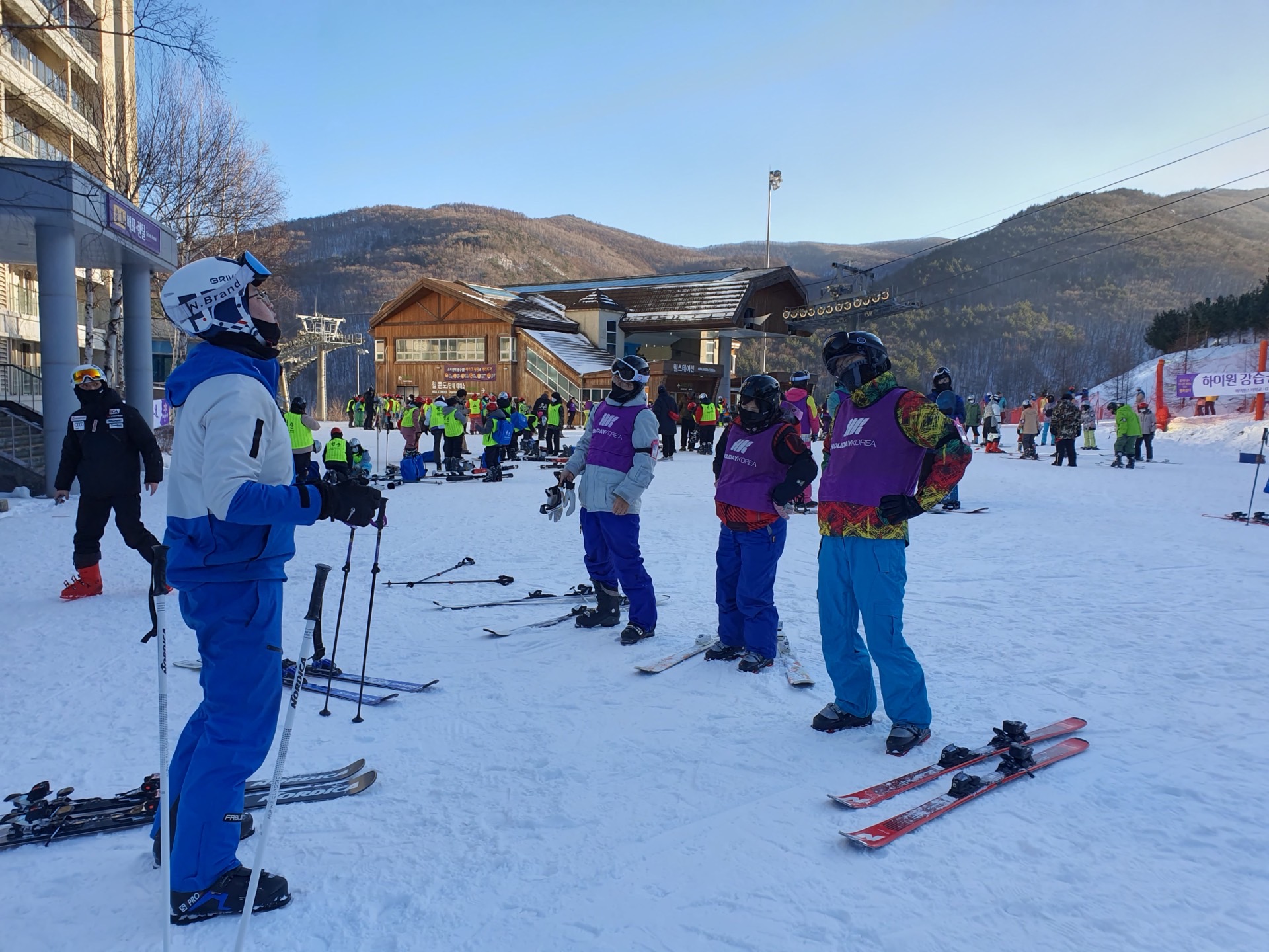 하일초, 전교생이 하얀 나라에서 스키를 즐기다 - 관련이미지2