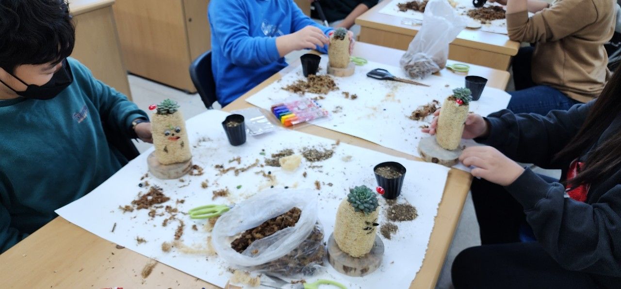 축동초, 천연수세미로 나만의 토피어리 만들기 - 관련이미지2