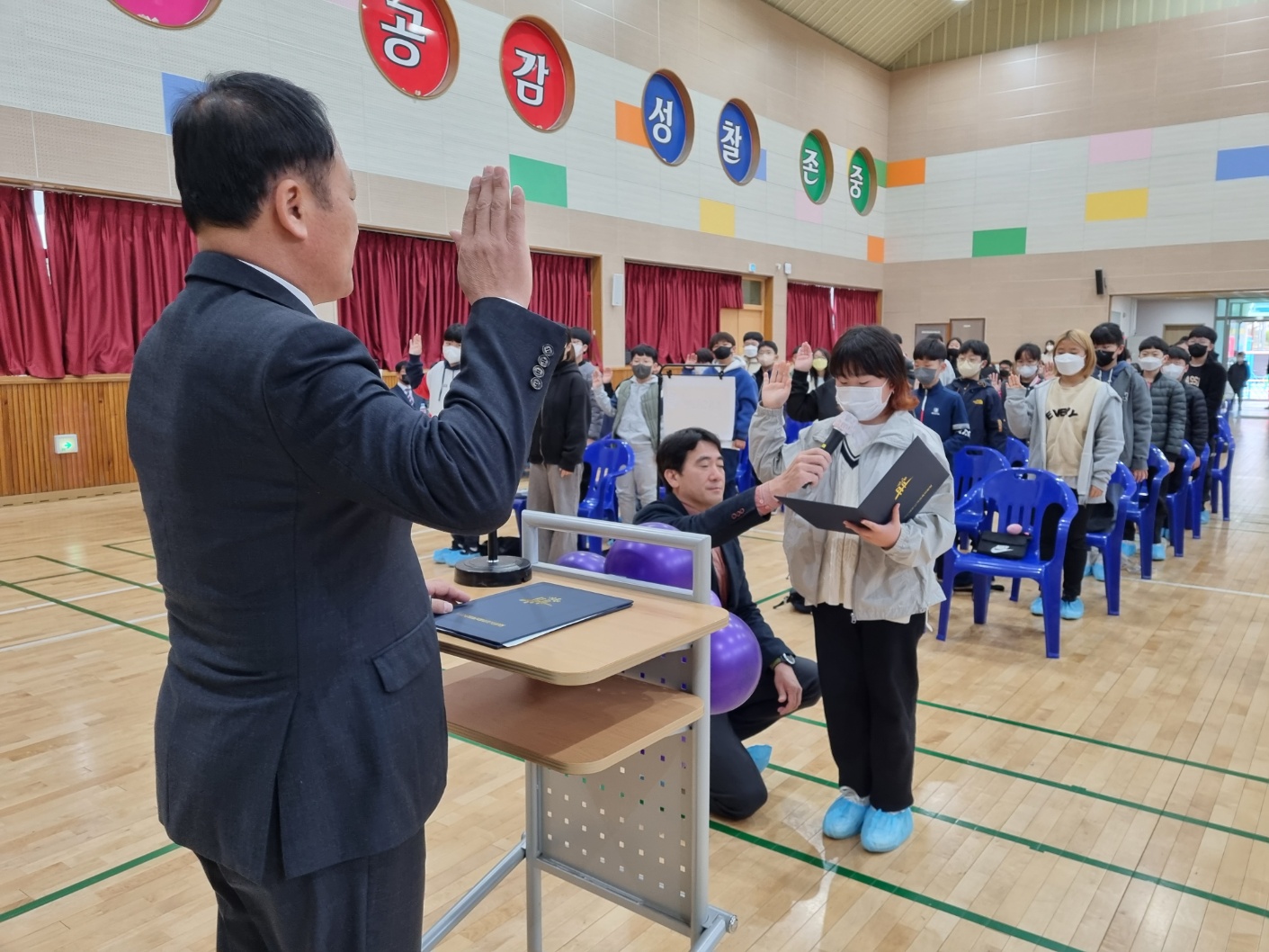 남해교육지원청, 영재교육원 입학식 갖고 2023년 영재교육 힘차게 출발 - 관련이미지1