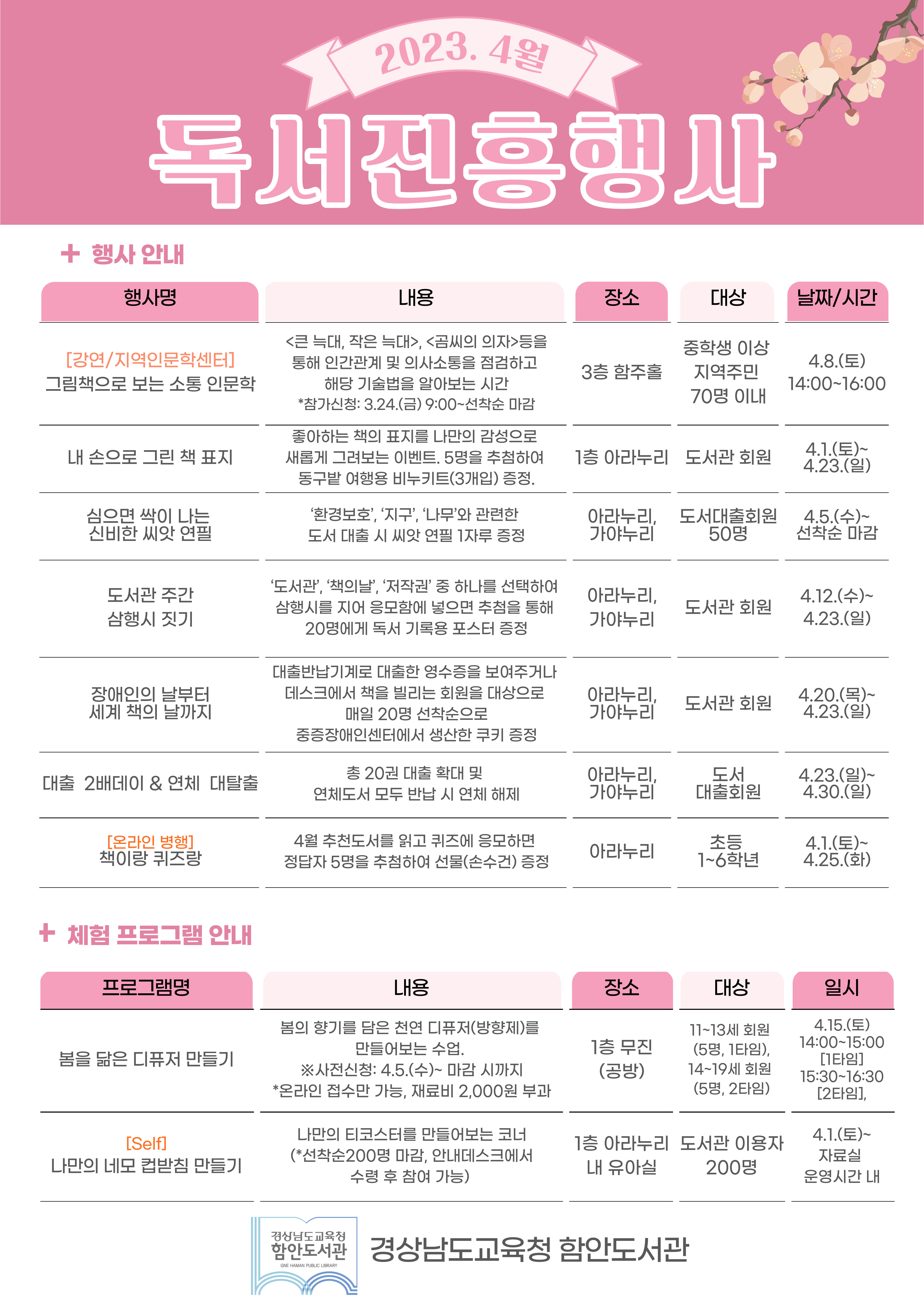 함안도서관, 도서관 주간 맞아 풍성한 행사 열려 - 관련이미지1