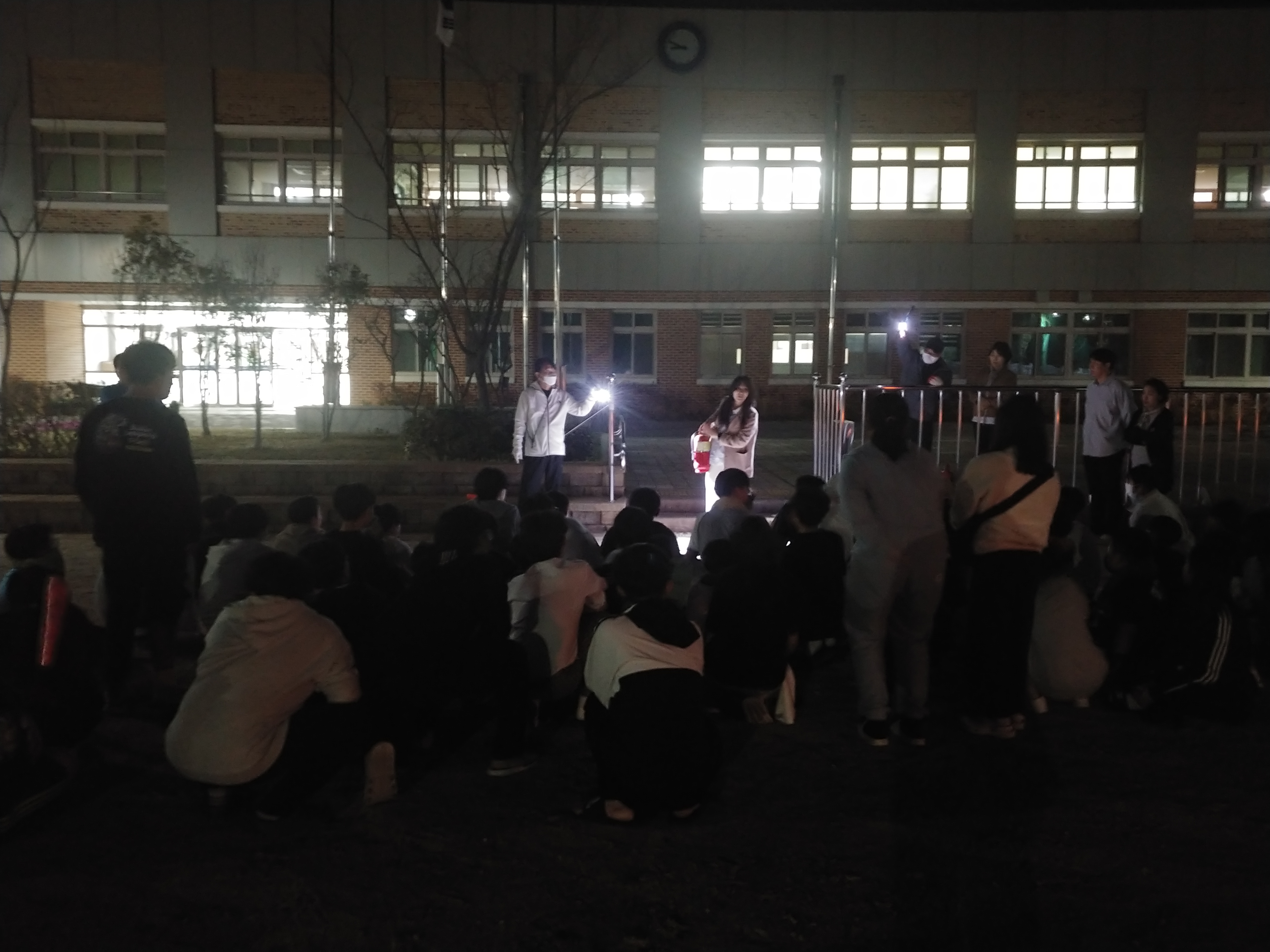 남해교육지원청, 꽃내중학교 기숙사 재난대응훈련 참관 - 관련이미지1