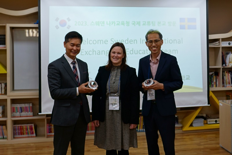 경남-스웨덴 국제교육교류 나카교육청 학교관리자 의창초 방문 - 관련이미지1