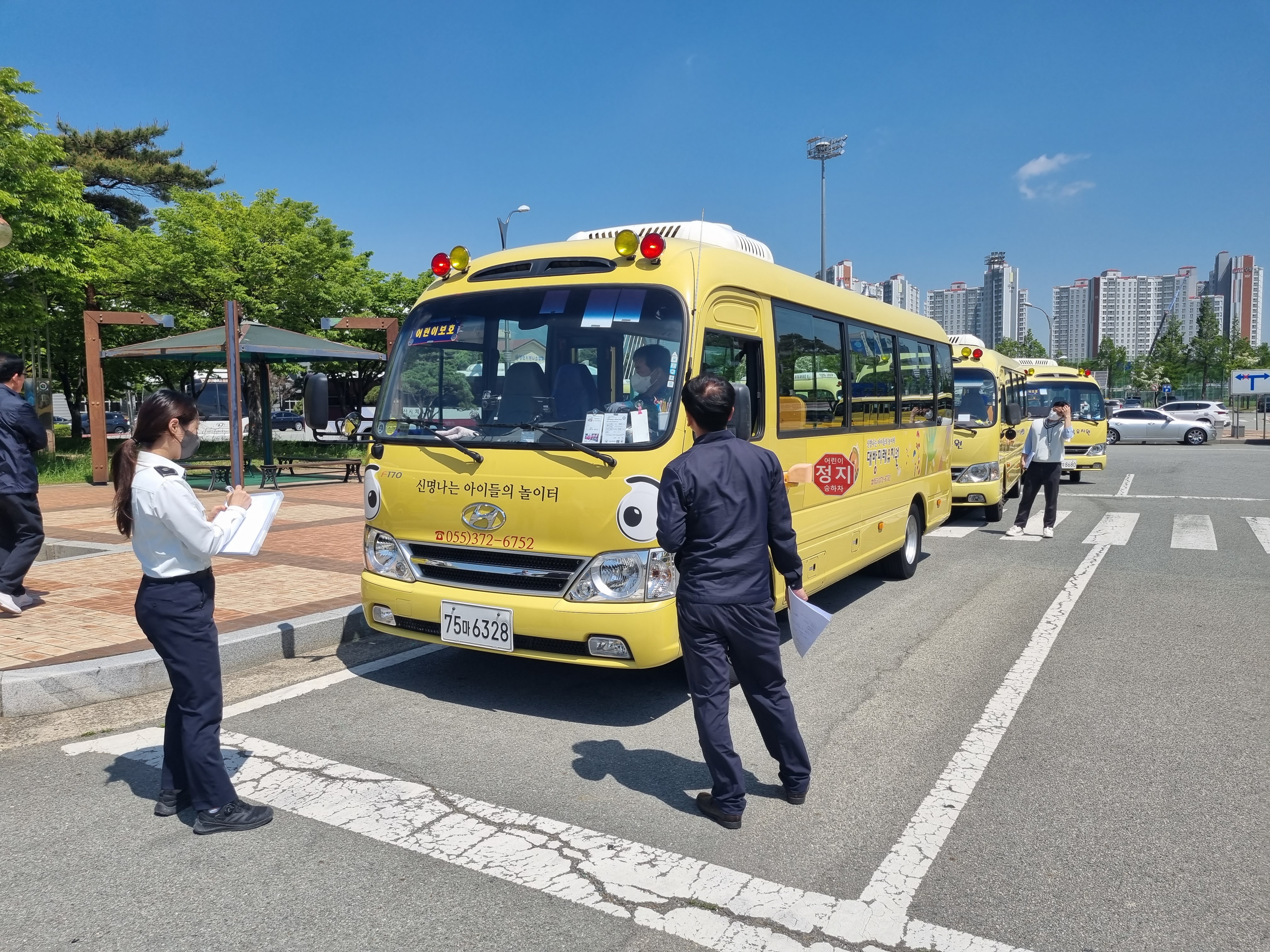 양산교육지원청, 어린이통학버스 안전 점검 - 관련이미지1
