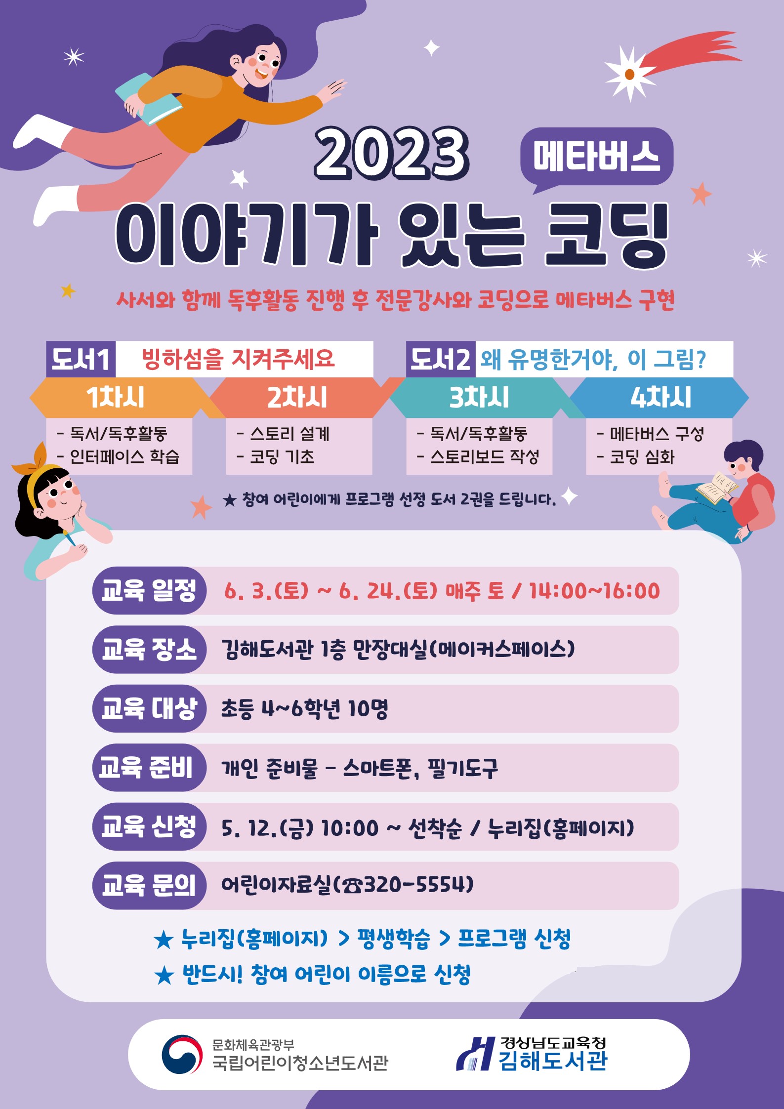 김해도서관, 2023년 이야기가 있는 코딩 운영 - 관련이미지1