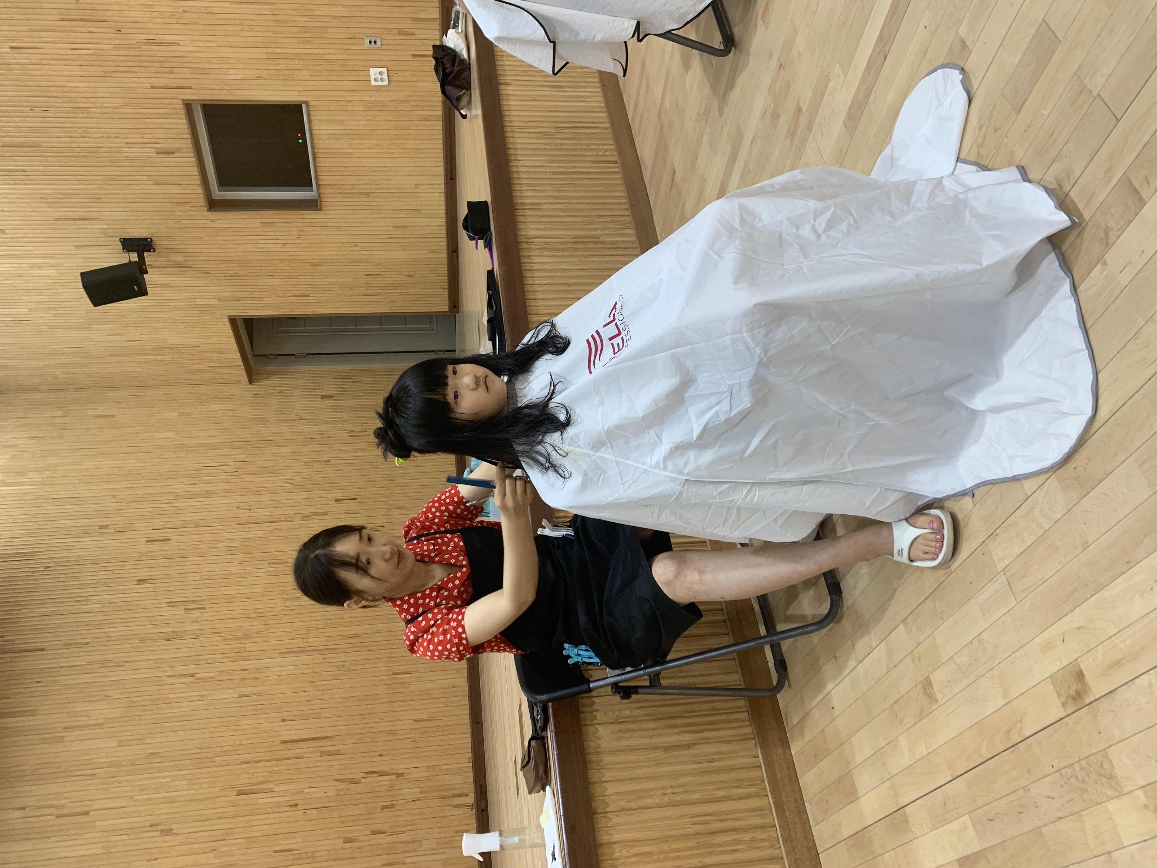 묵계초, 사랑의 재능 기부 『묵계 이발소』 운영 - 관련이미지3