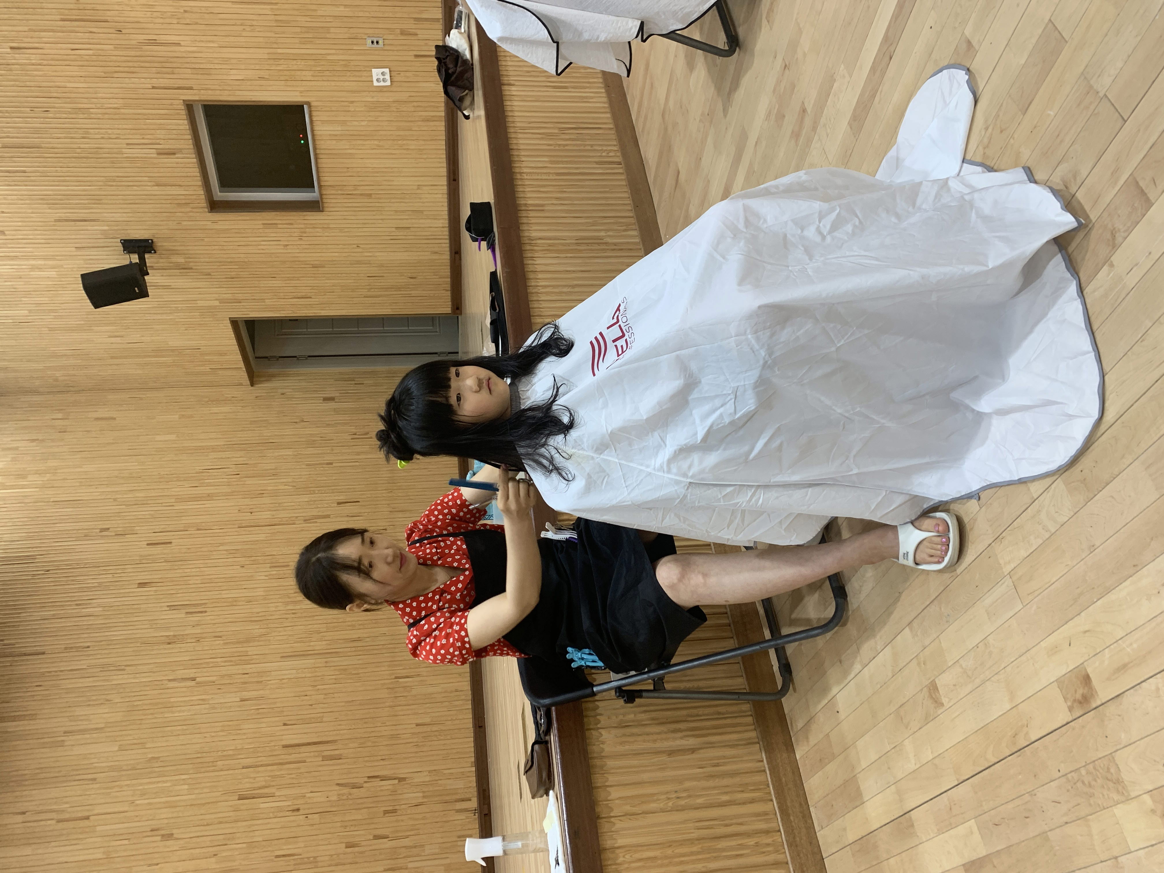 묵계초, 사랑의 재능 기부 『묵계 이발소』 운영 - 관련이미지5