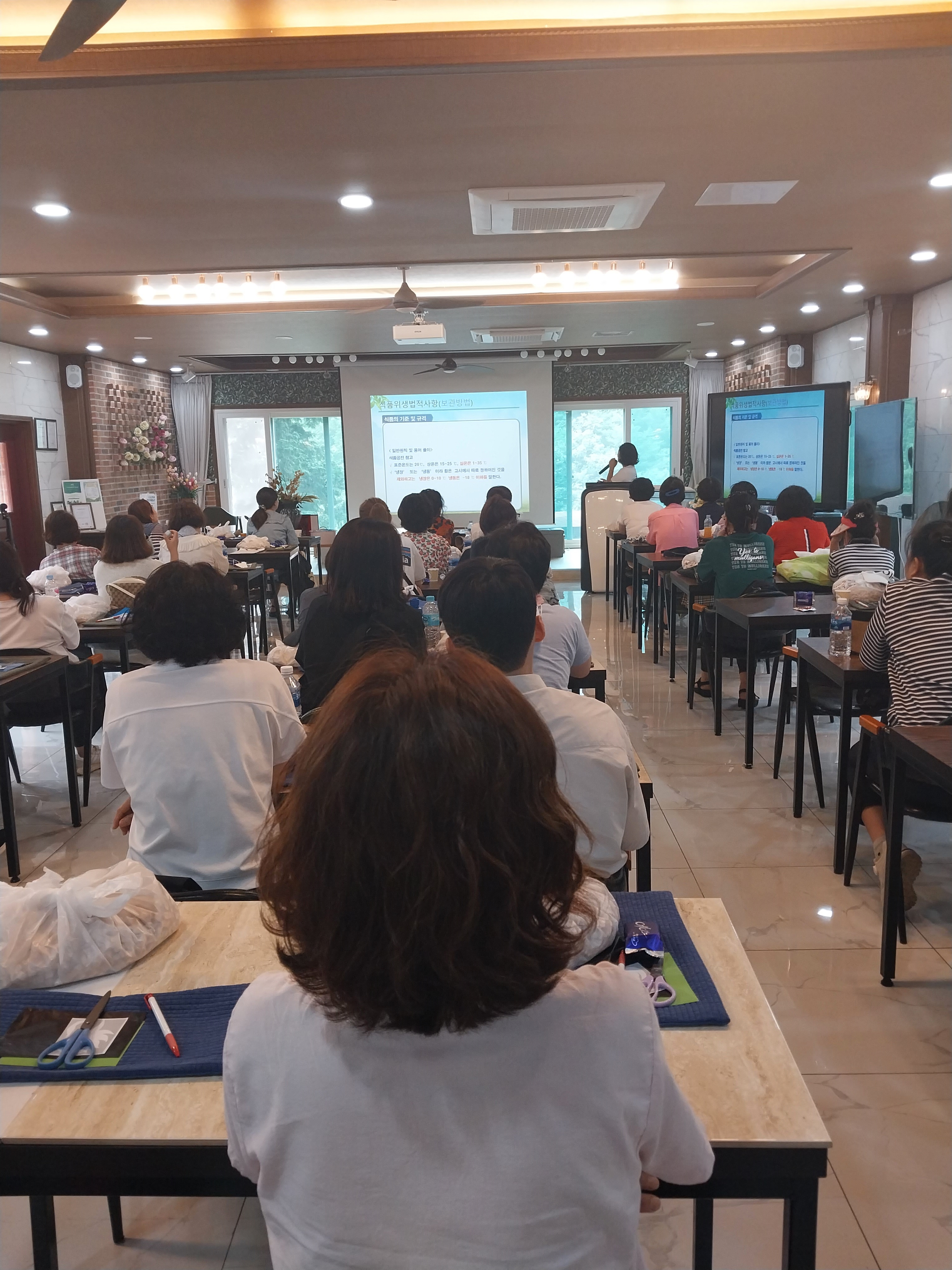 하동교육지원청, 학교급식 관계자 체험연수 및 위생 교육 실시 - 관련이미지3