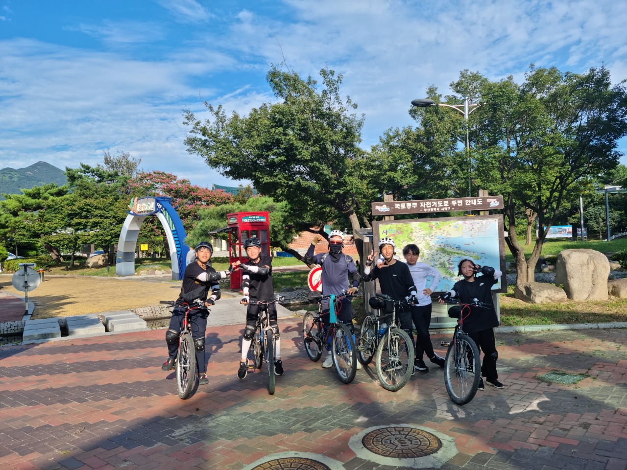 지정중학교, 낙동강 자전거길 완주하다. - 관련이미지3