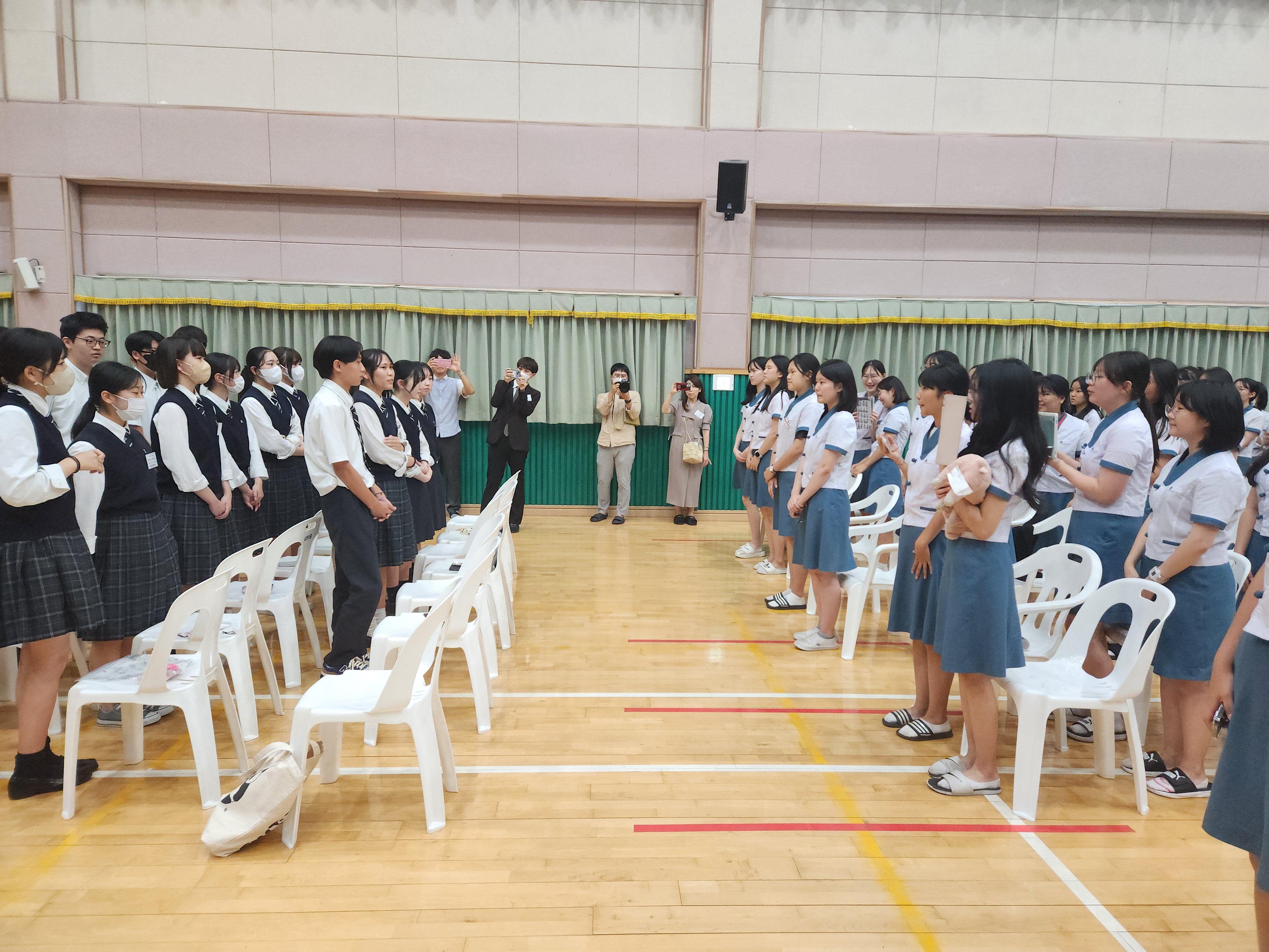 삼현여중·고, 일본 자매학교와 친선교류 - 관련이미지1