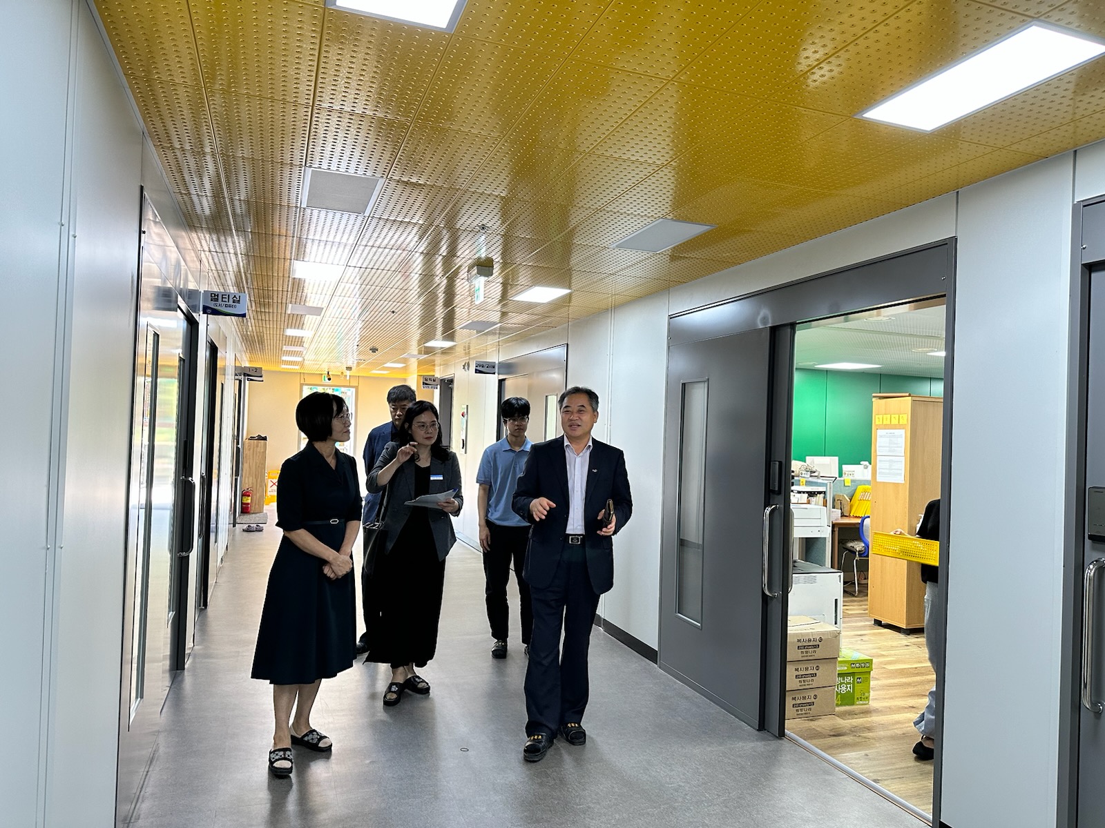 양산교육지원청, 그린스마트미래학교 대상학교 공사현장 점검 - 관련이미지1