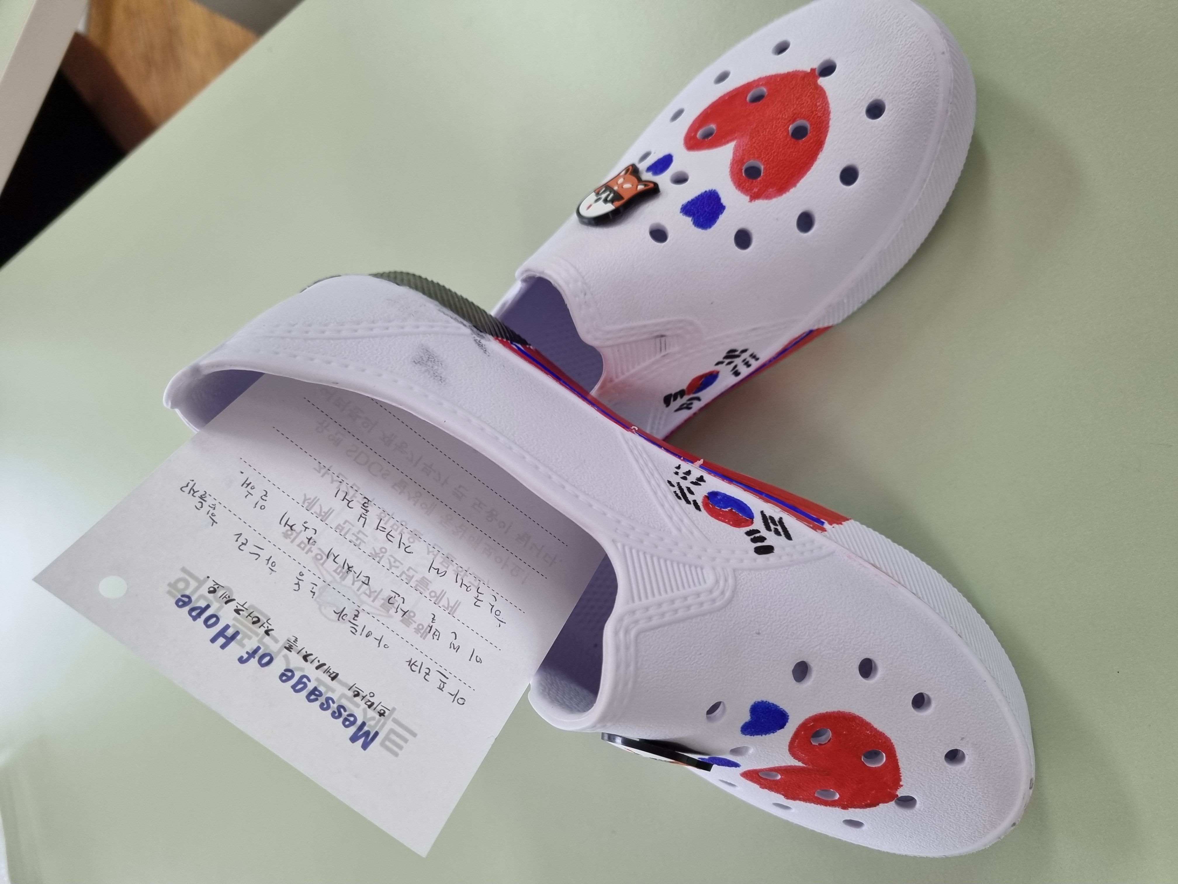 계룡초, 희망 나눔 봉사단 희망나눔 운동화 그리기 봉사활동 실시 - 관련이미지4