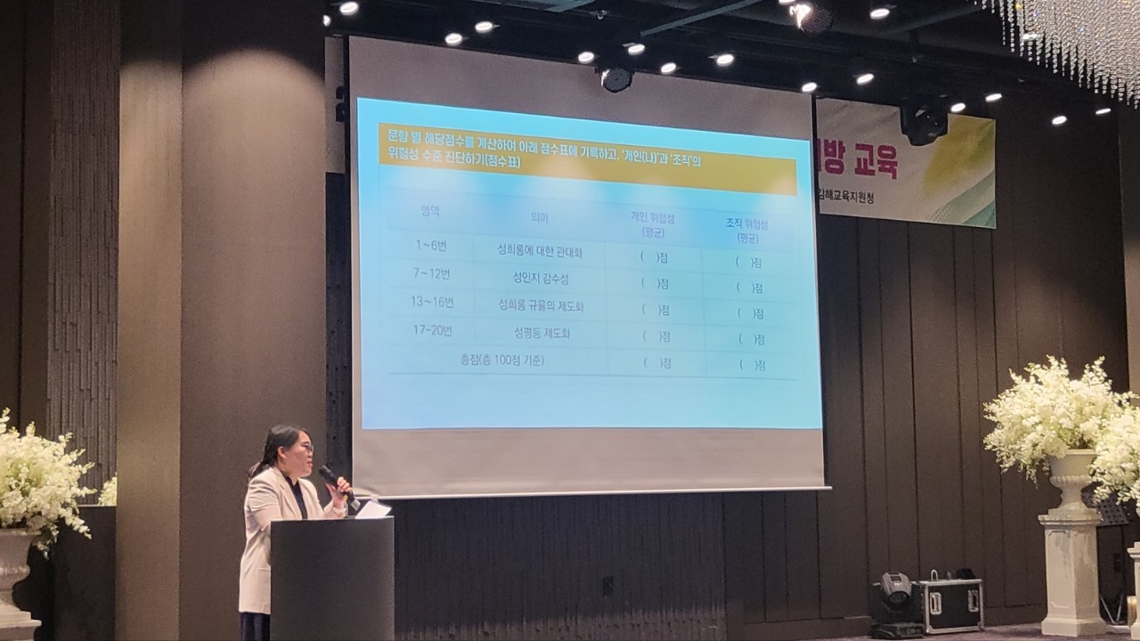김해교육지원청, 고위직 대상 성희롱, 성폭력 예방 교육 실시 - 관련이미지1