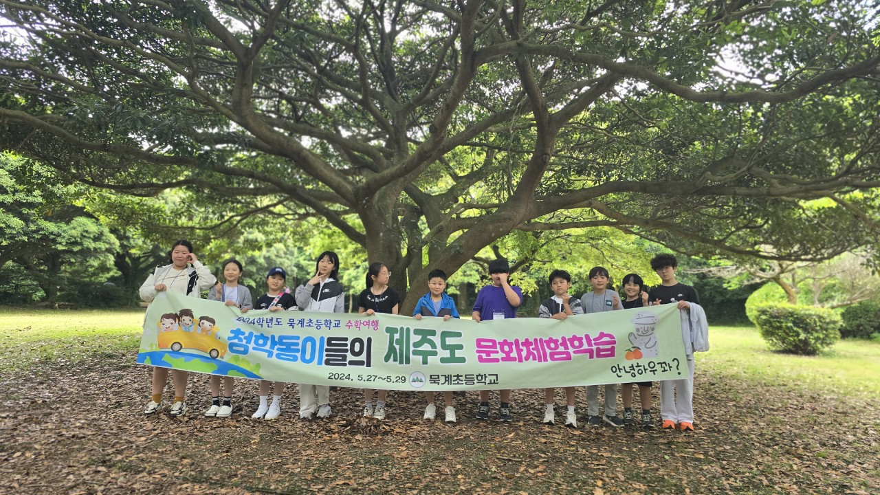 묵계초, 청학동이들의 제주도 문화체험학습 - 관련이미지2