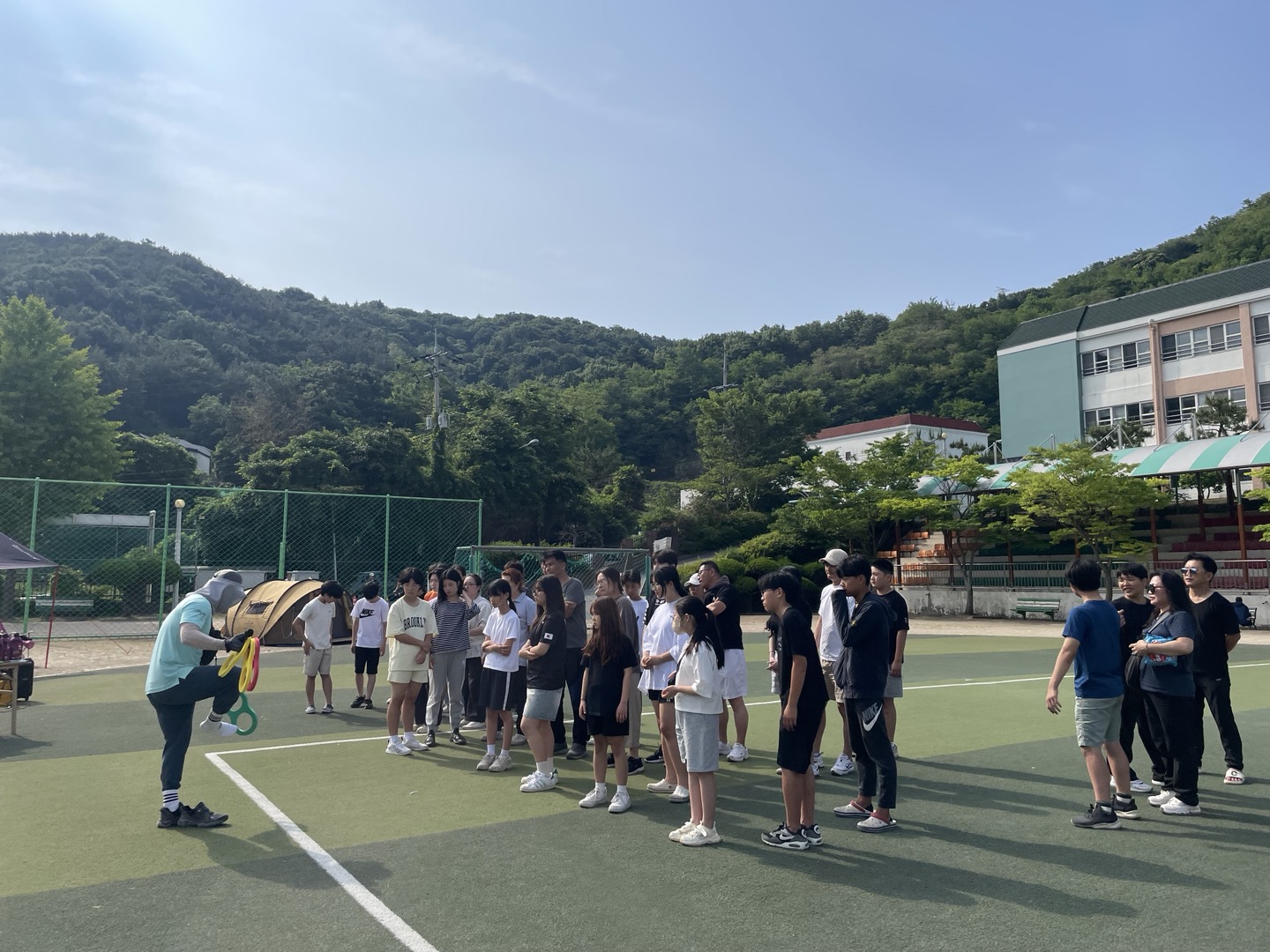 웅동중, 가족과 함께하는 행복캠프 개최 - 관련이미지3