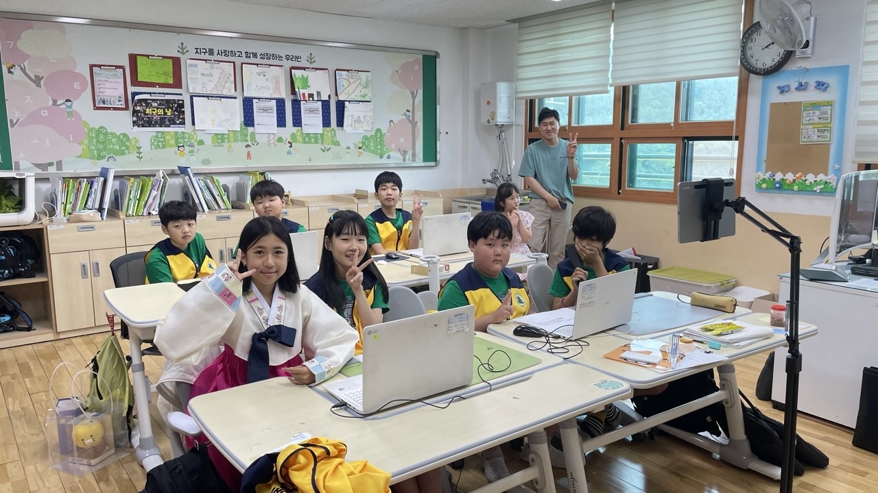 통영 한산초 GCO 환경동아리, 환경교육주간 맞이 국제환경교육교류 활동 - 관련이미지3