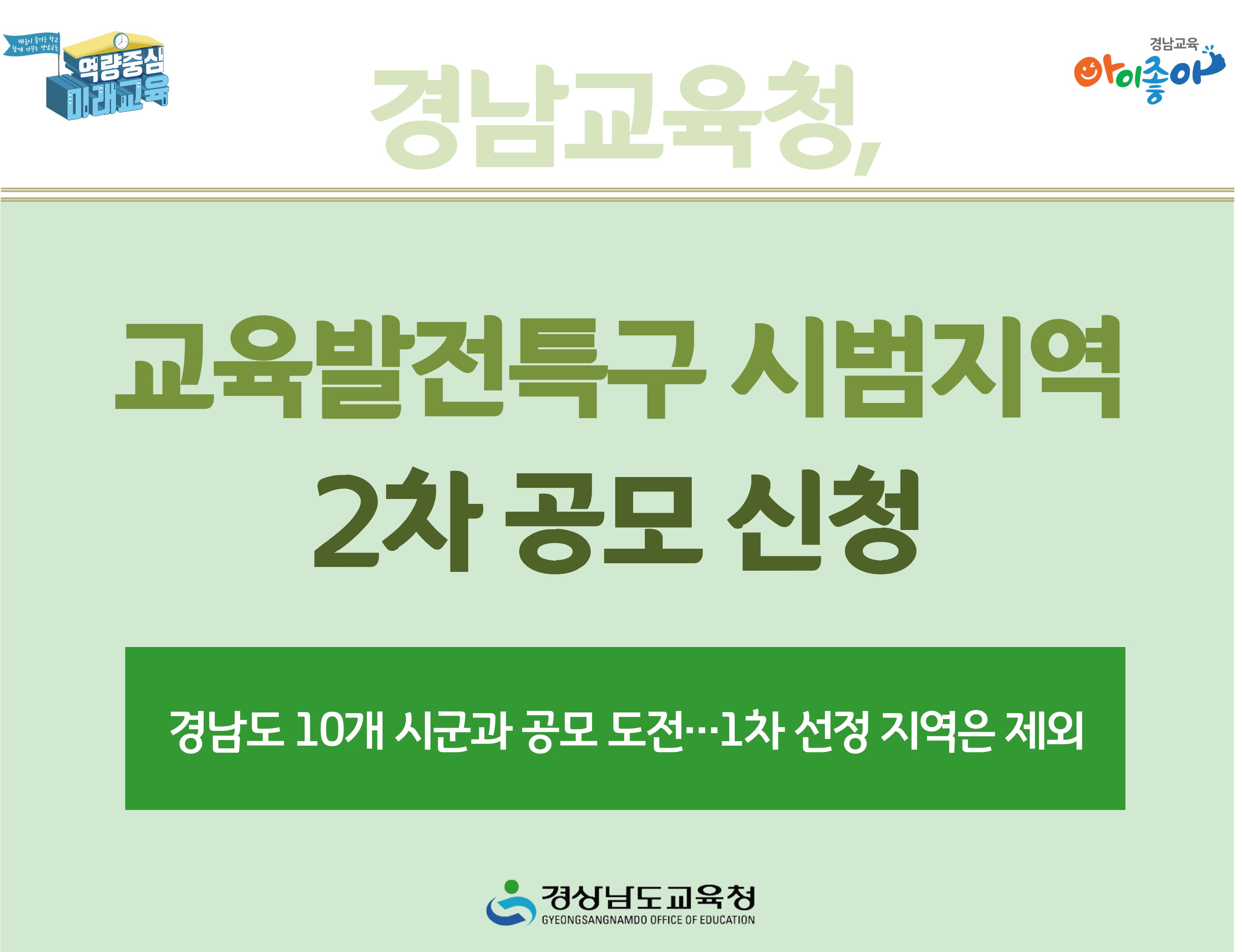경남교육청, 교육발전특구 시범지역 2차 공모 신청 - 관련이미지1