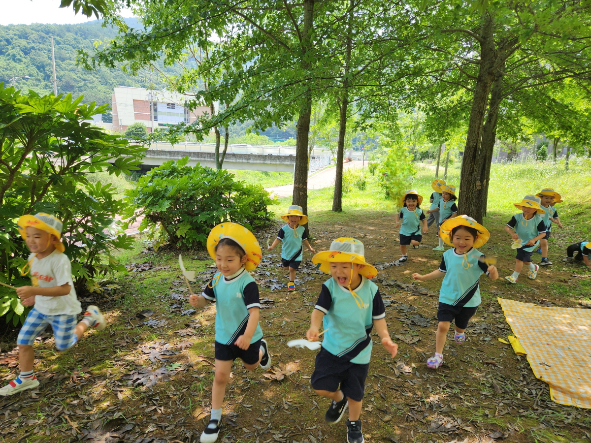 “오감으로 느끼는 자연사랑 독서놀이” 운영 현동숲유치원, 2024. 독서 놀이 주간 - 관련이미지1