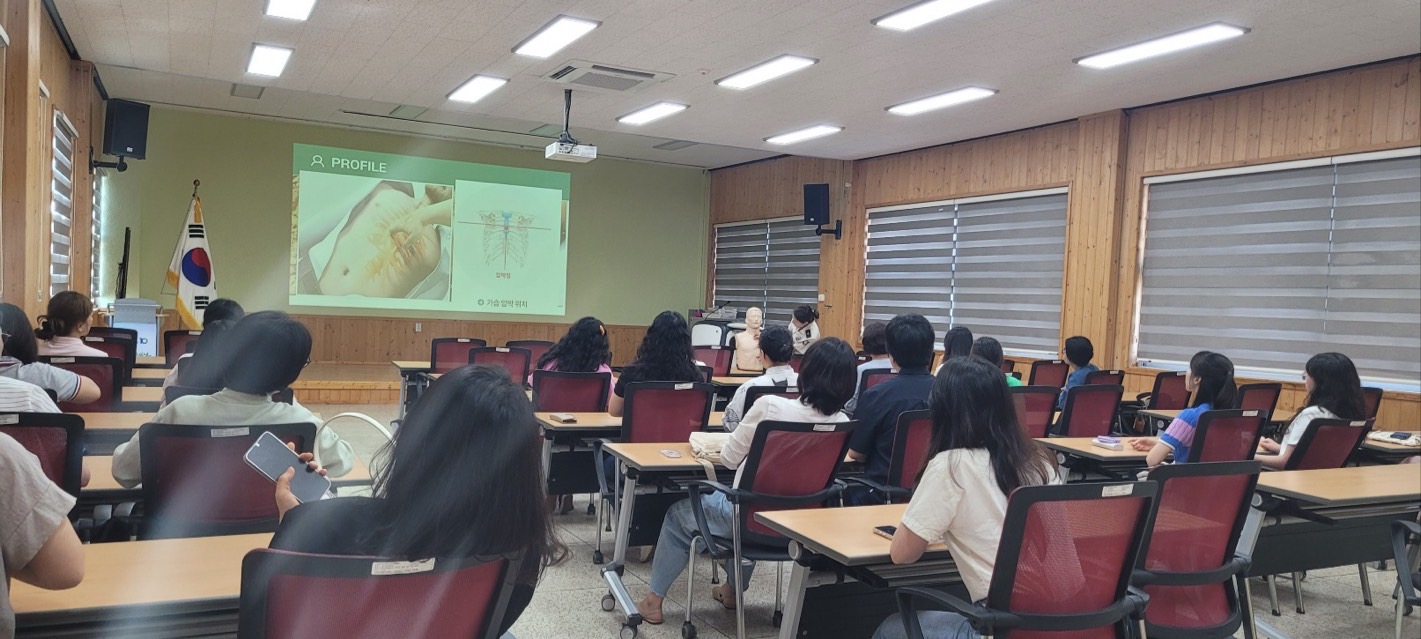 고성교육지원청, 2024. 방과후학교(초등돌봄교실) 업무관련자 심폐소생술 및 응급처치 연수 실시 - 관련이미지1