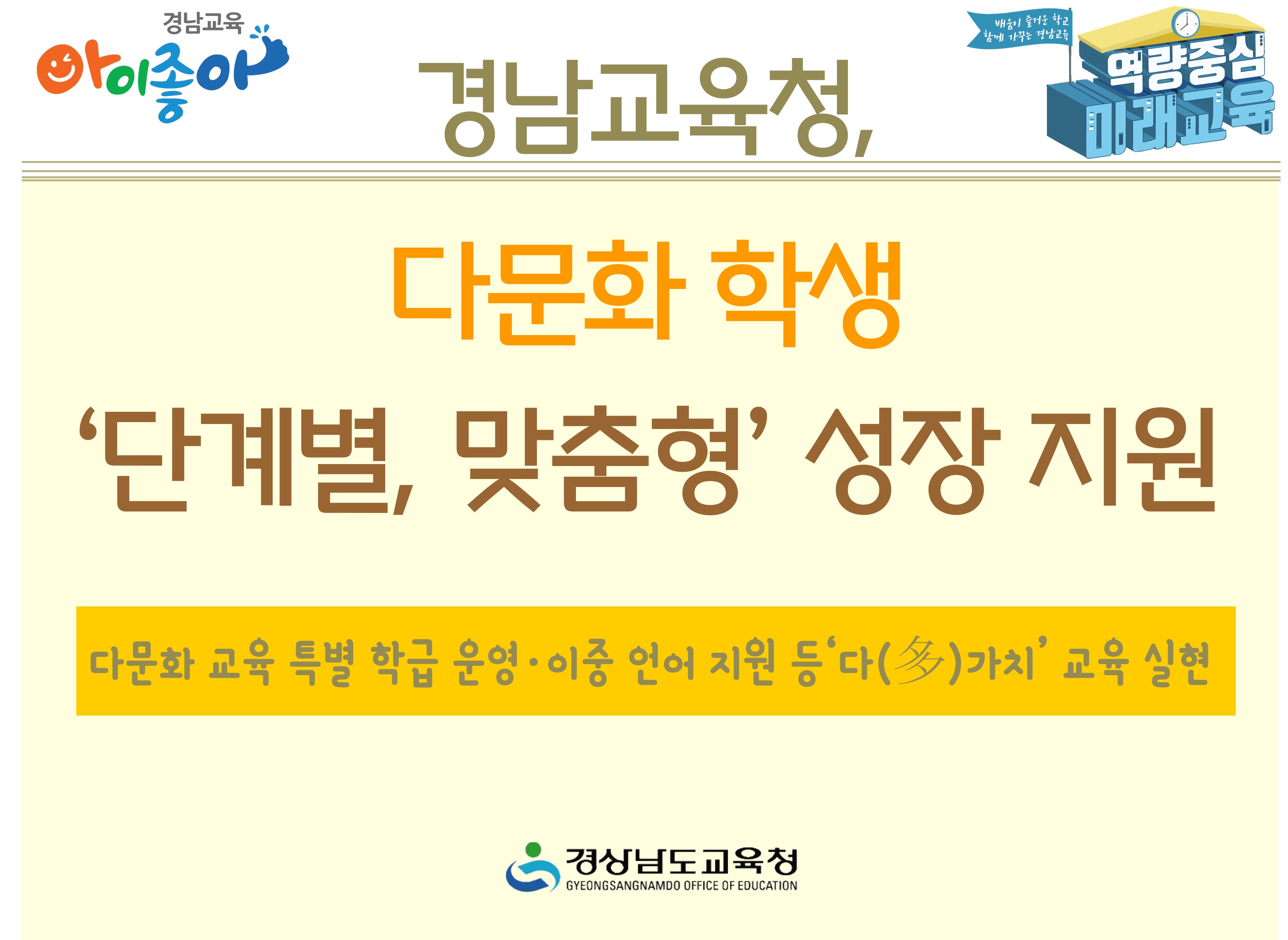 경남교육청, 다문화 학생 ‘단계별, 맞춤형’ 성장 지원 - 관련이미지2