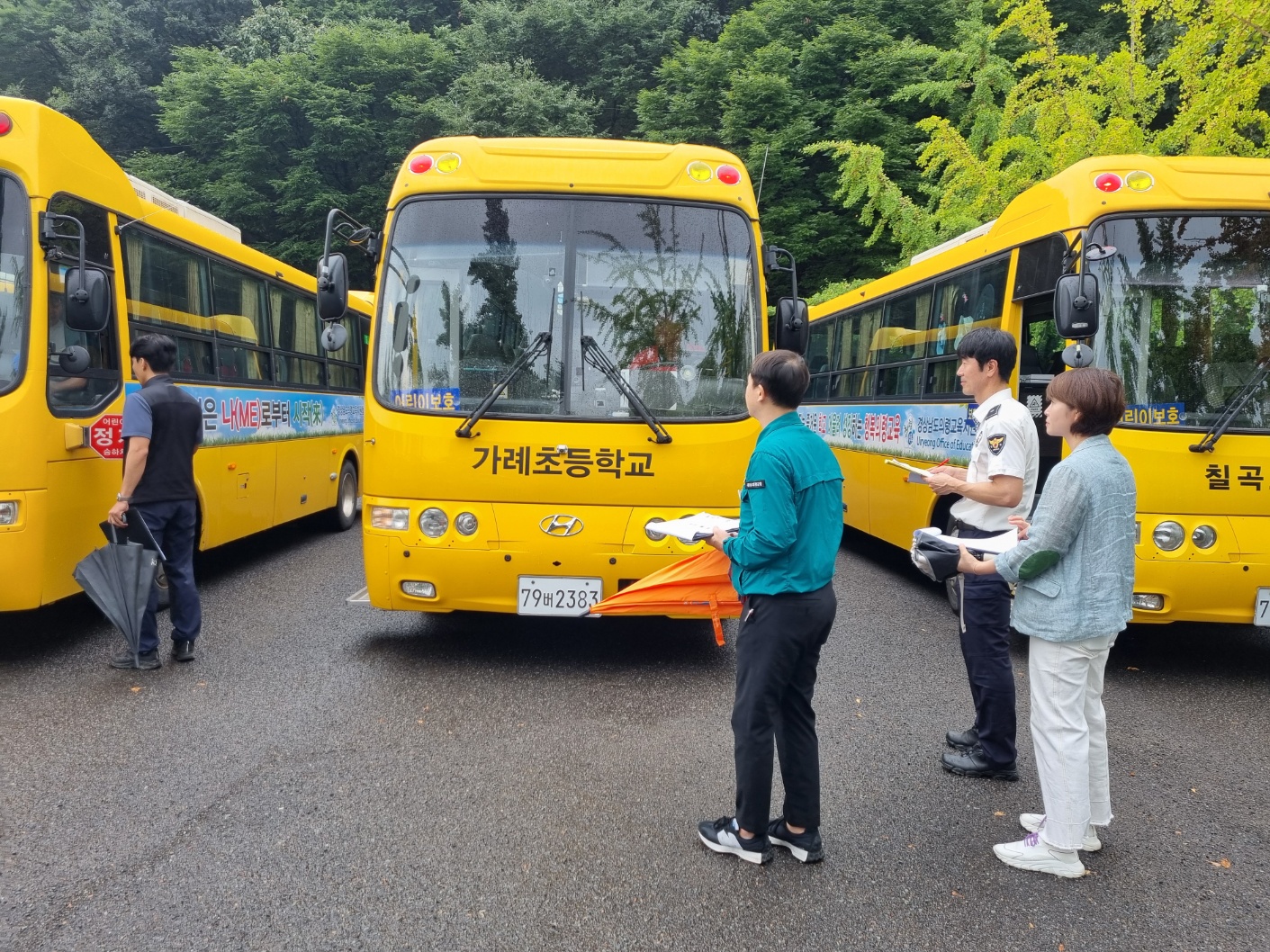 령교육지원청, 하반기 관계부처 합동 통학버스 안전점검 실시 - 관련이미지1