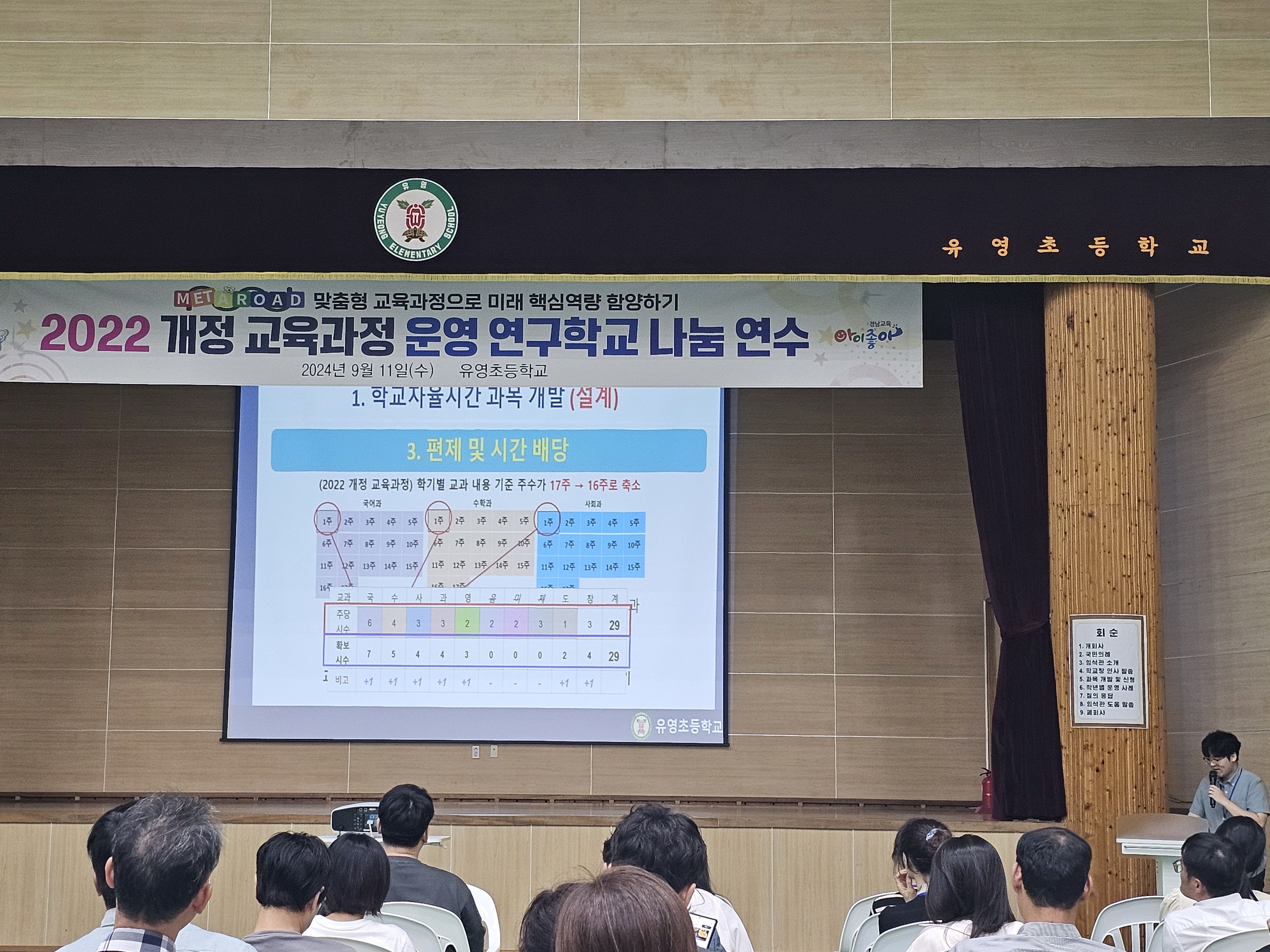 유영초, 초등 2022 개정 교육과정 운영 연구학교 나눔연수 개최 - 관련이미지1