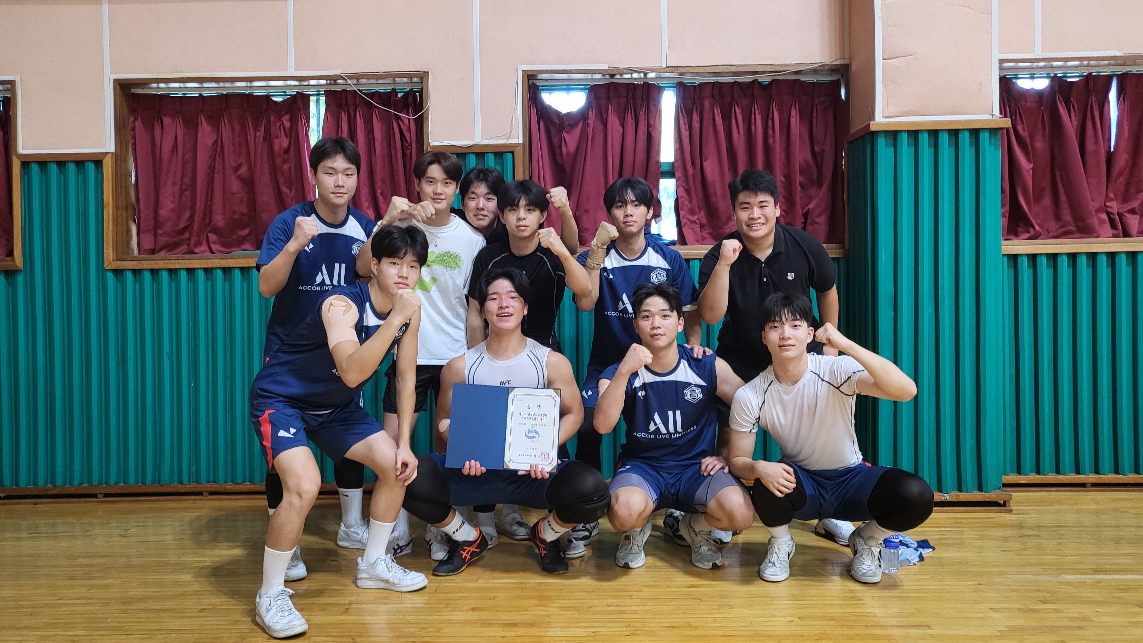 밀양 삼랑진고등학교, 교육감배 학교스포츠클럽 남자고등부 킨볼 1위 - 관련이미지3